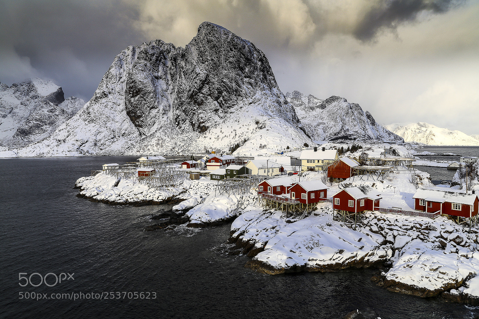 Canon EOS 6D sample photo. Hamnoy in winter  photography