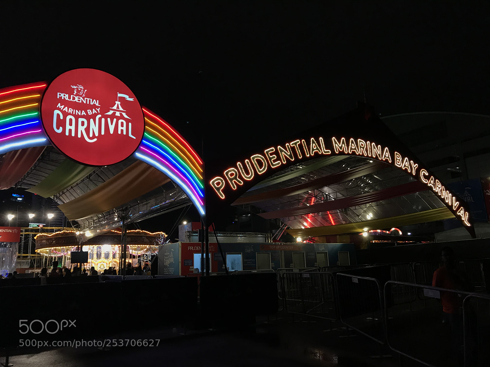 Apple iPhone 7 Plus sample photo. Marina bay carnival photography