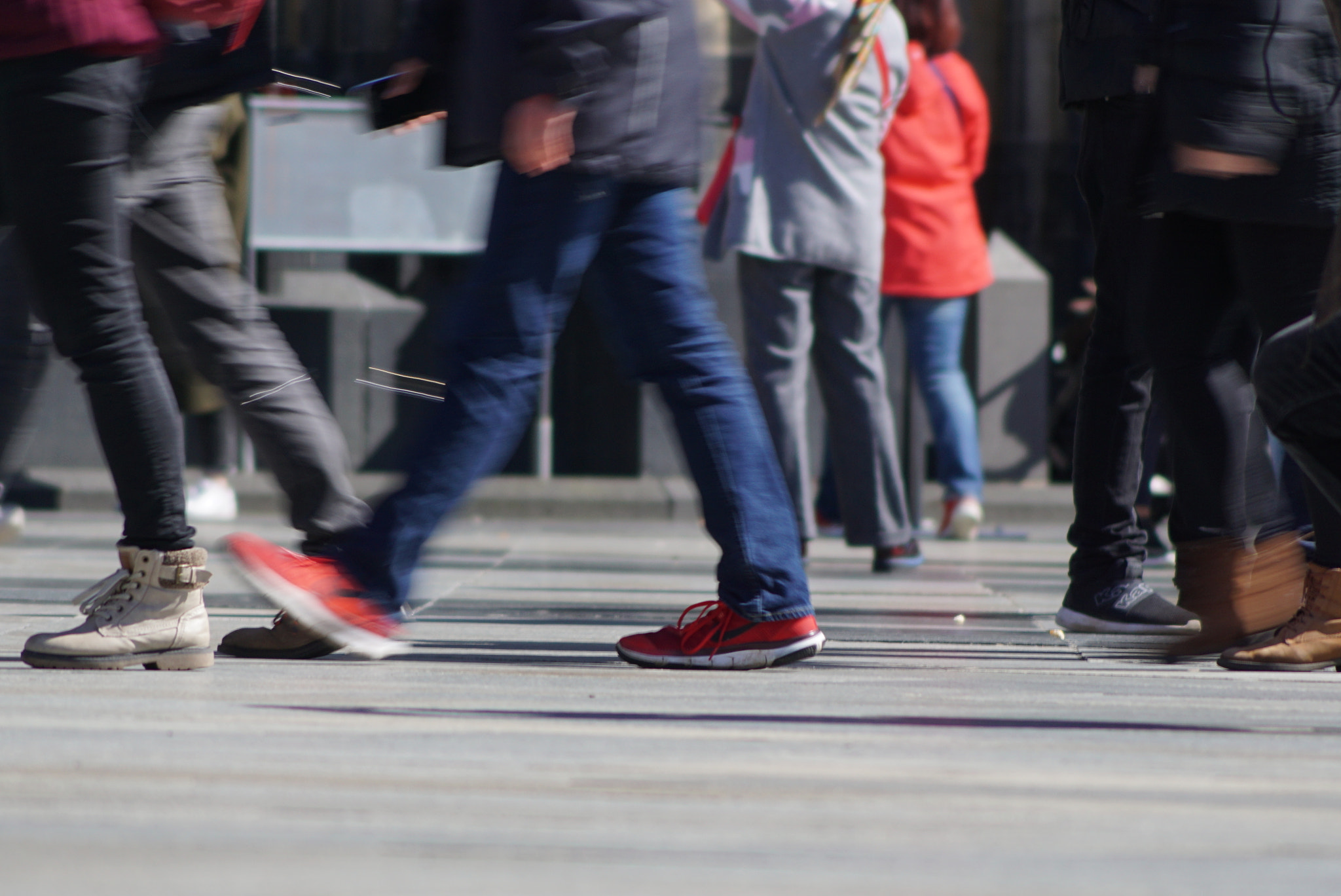 Sony DT 55-200mm F4-5.6 SAM sample photo. People in motion photography