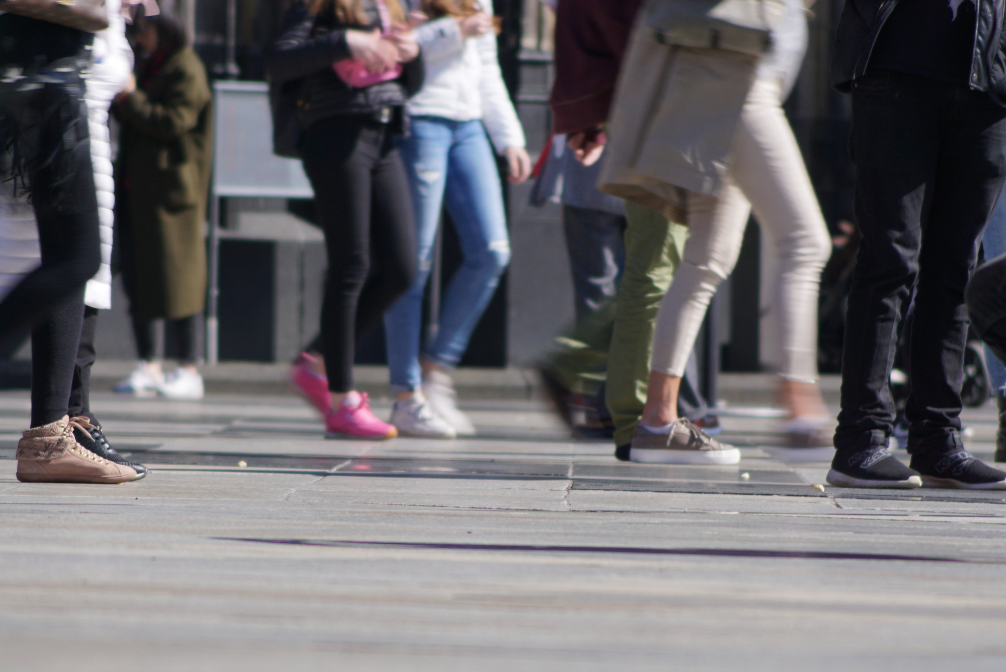 Sony DT 55-200mm F4-5.6 SAM sample photo. People in motion photography