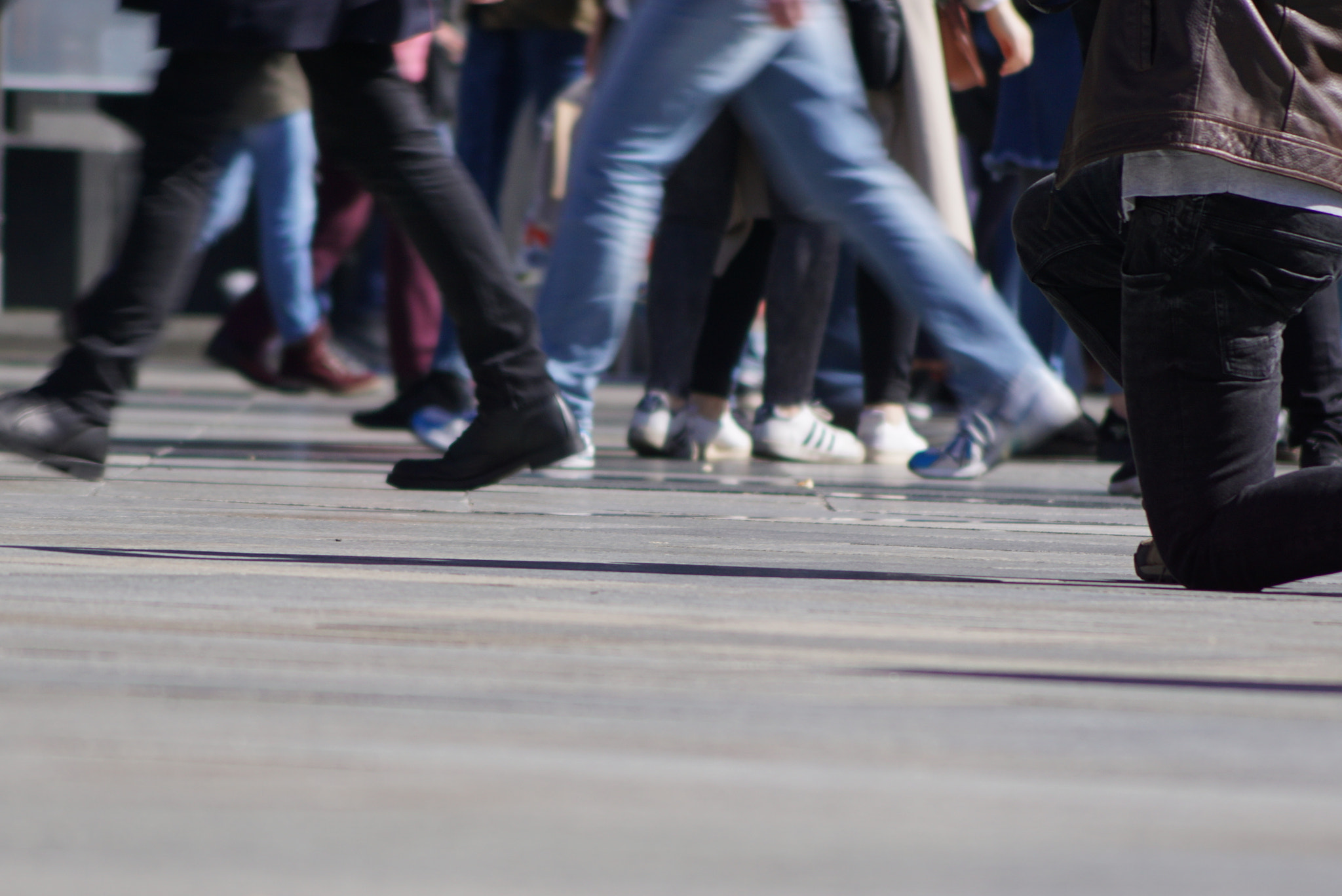 Sony DT 55-200mm F4-5.6 SAM sample photo. People in motion photography
