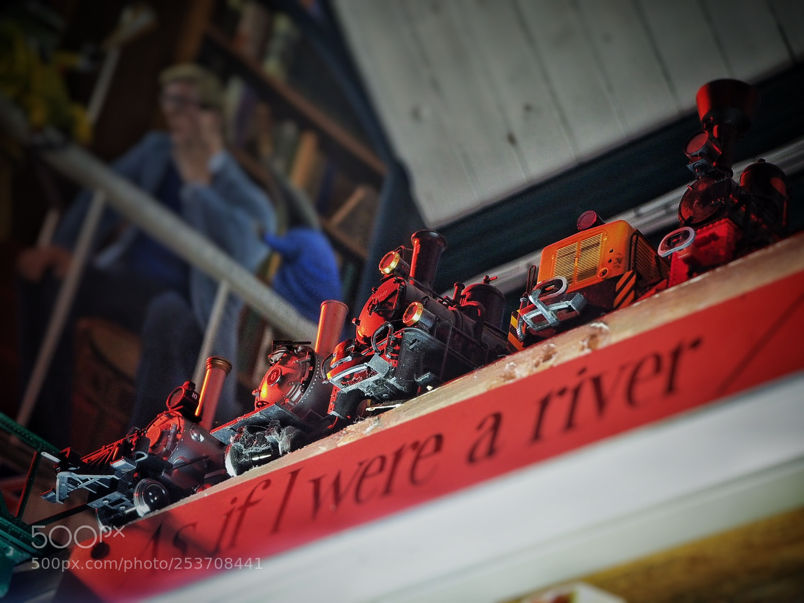 Olympus OM-D E-M10 II sample photo. Toy trains photography