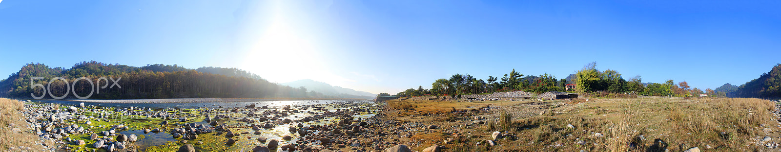 Canon EOS 700D (EOS Rebel T5i / EOS Kiss X7i) sample photo. Panorama at kosi river photography