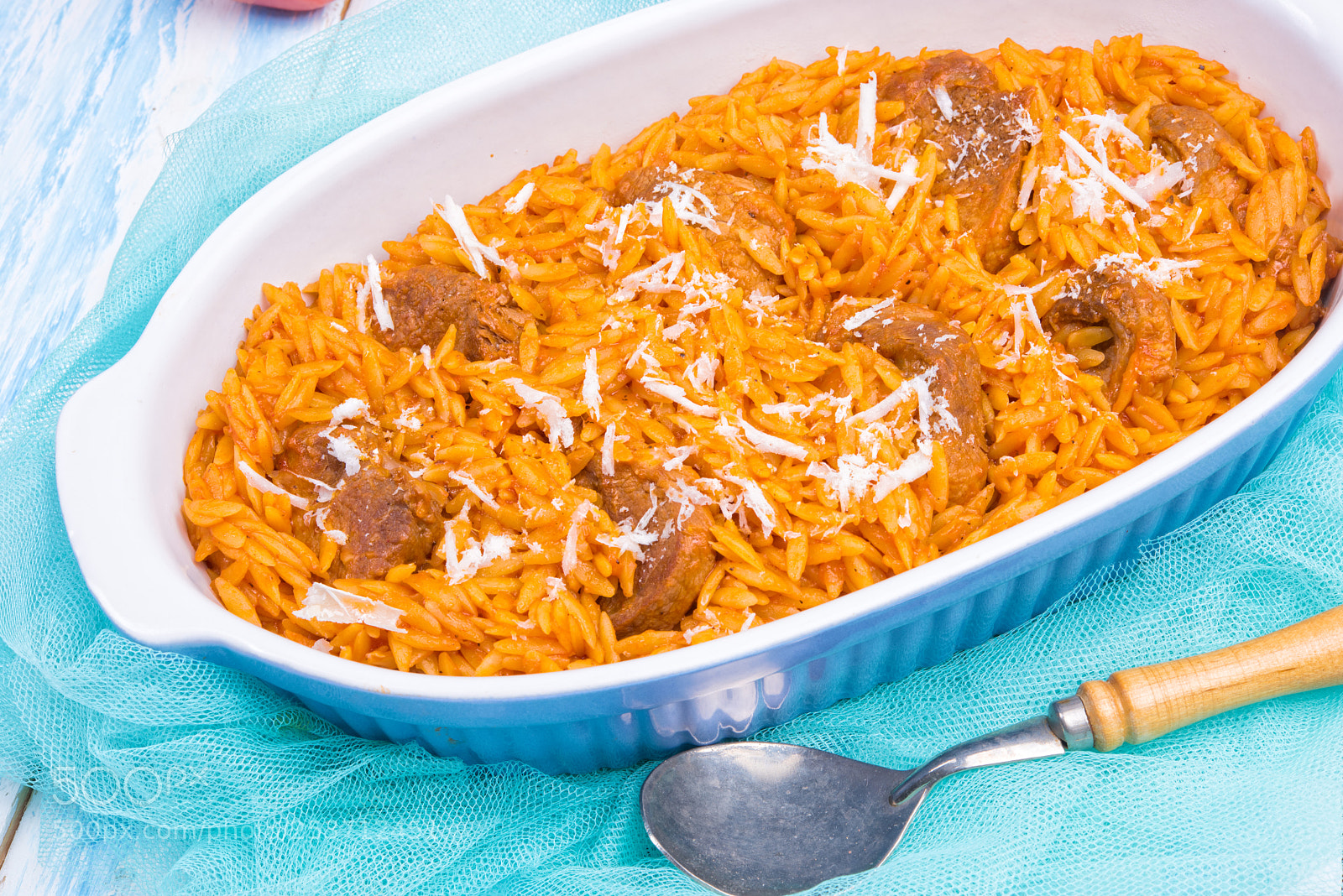 Nikon D810 sample photo. Tasty greek kritharaki photography