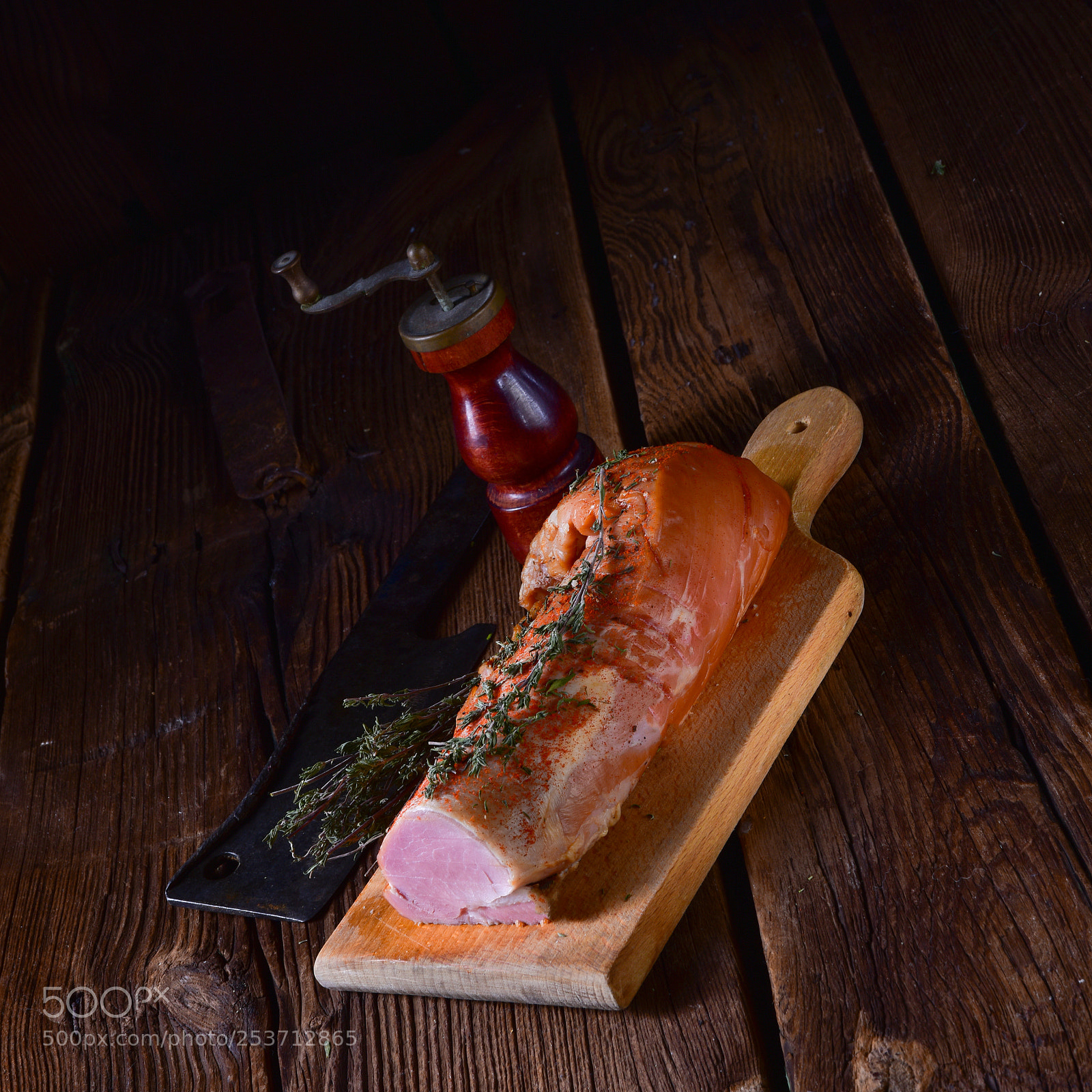 Nikon D810 sample photo. Pork tenderloin smoked with photography