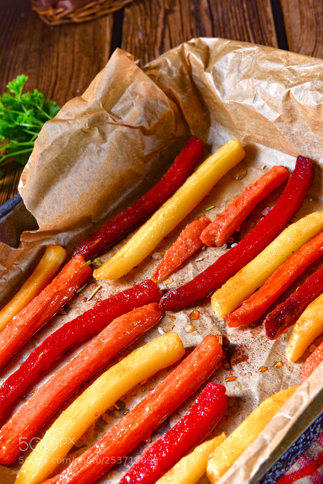 Nikon D810 sample photo. Colorful vegetable fries from photography