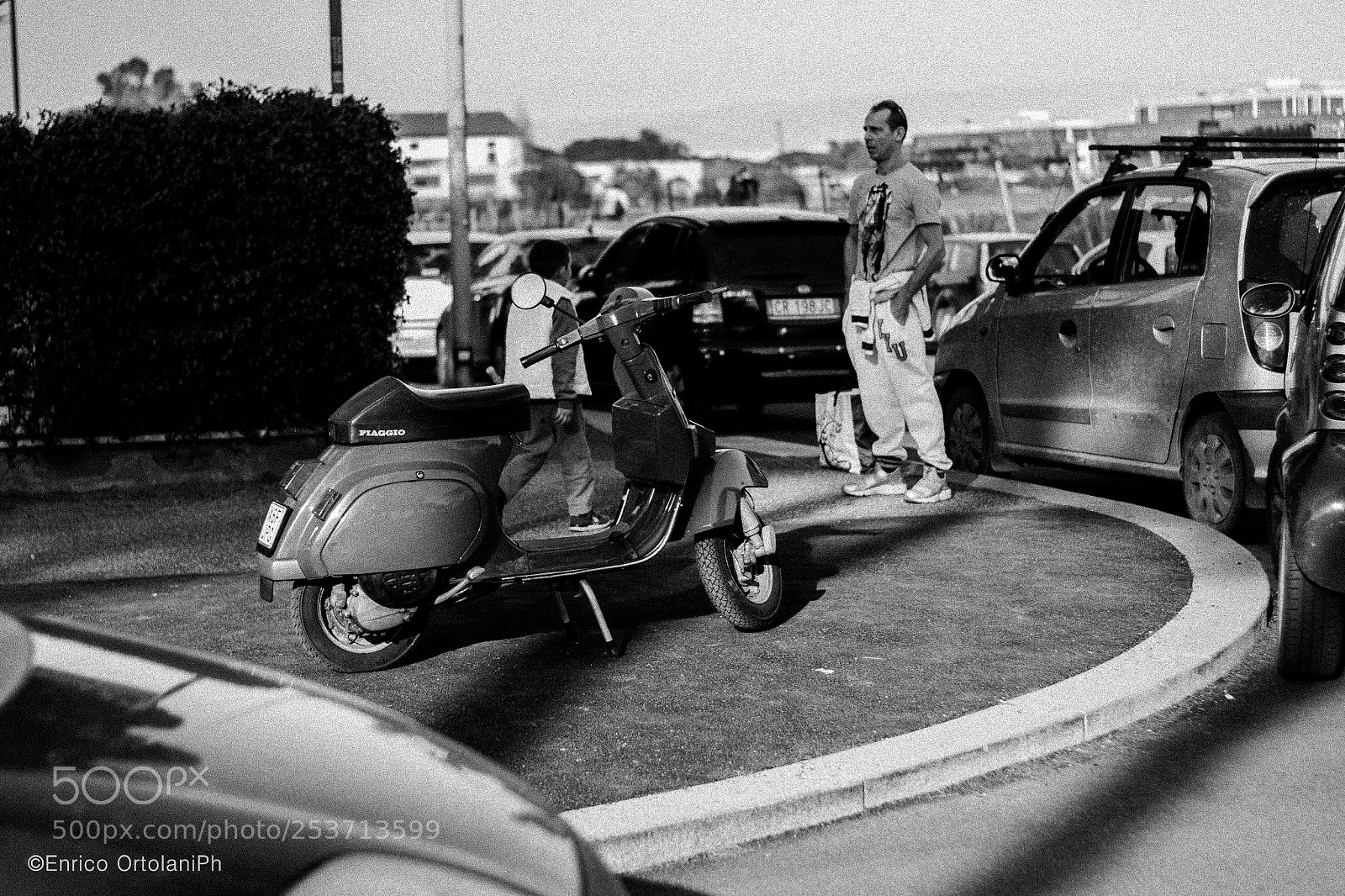 Nikon D3100 sample photo. Vespa vintage photography