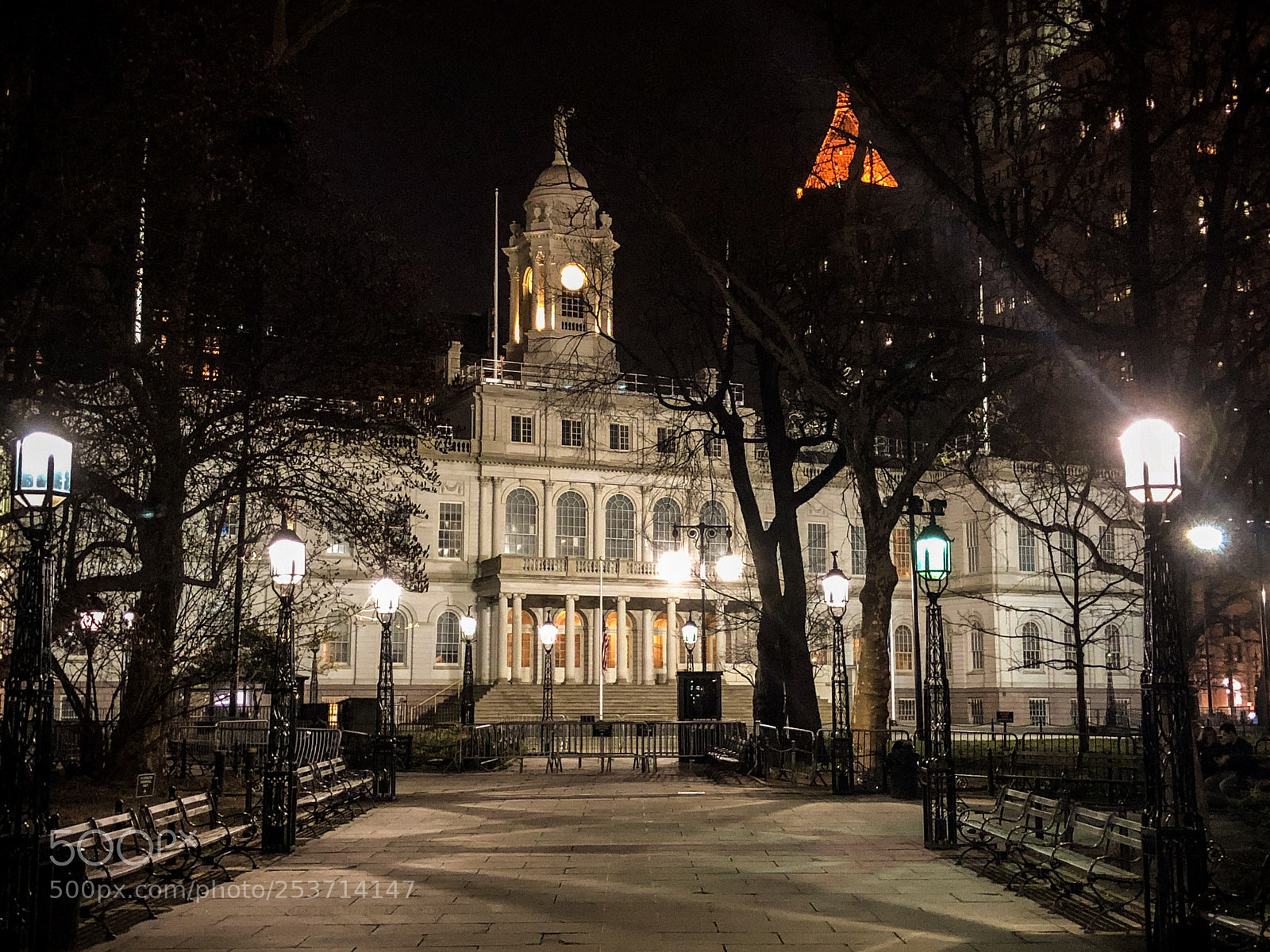 Apple iPhone X sample photo. Nyc city hall photography