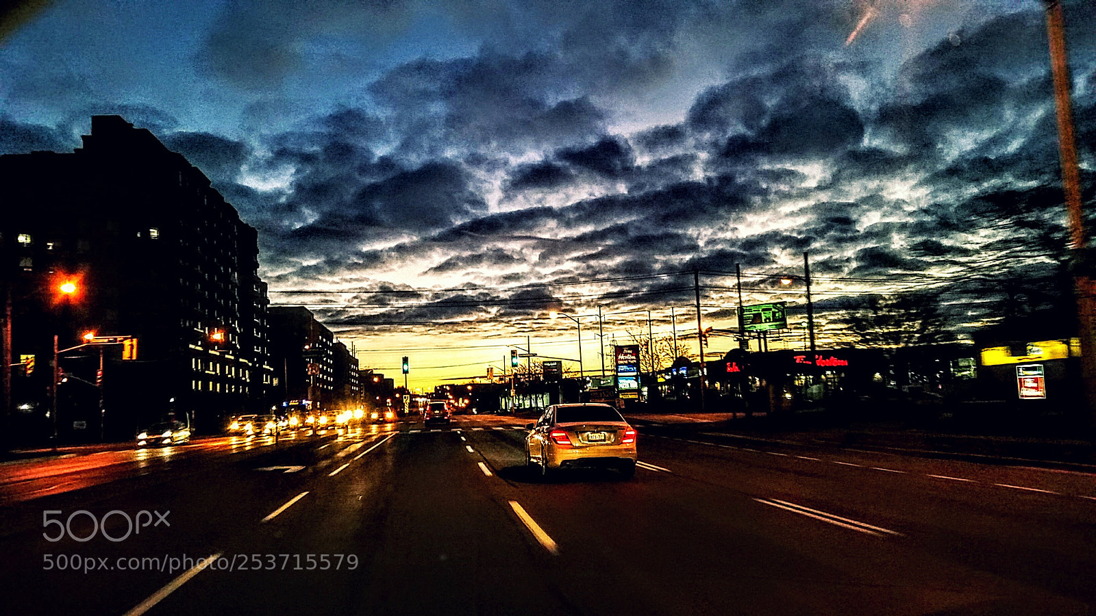 Samsung Galaxy S5 sample photo. Driving @eglinton ave east photography