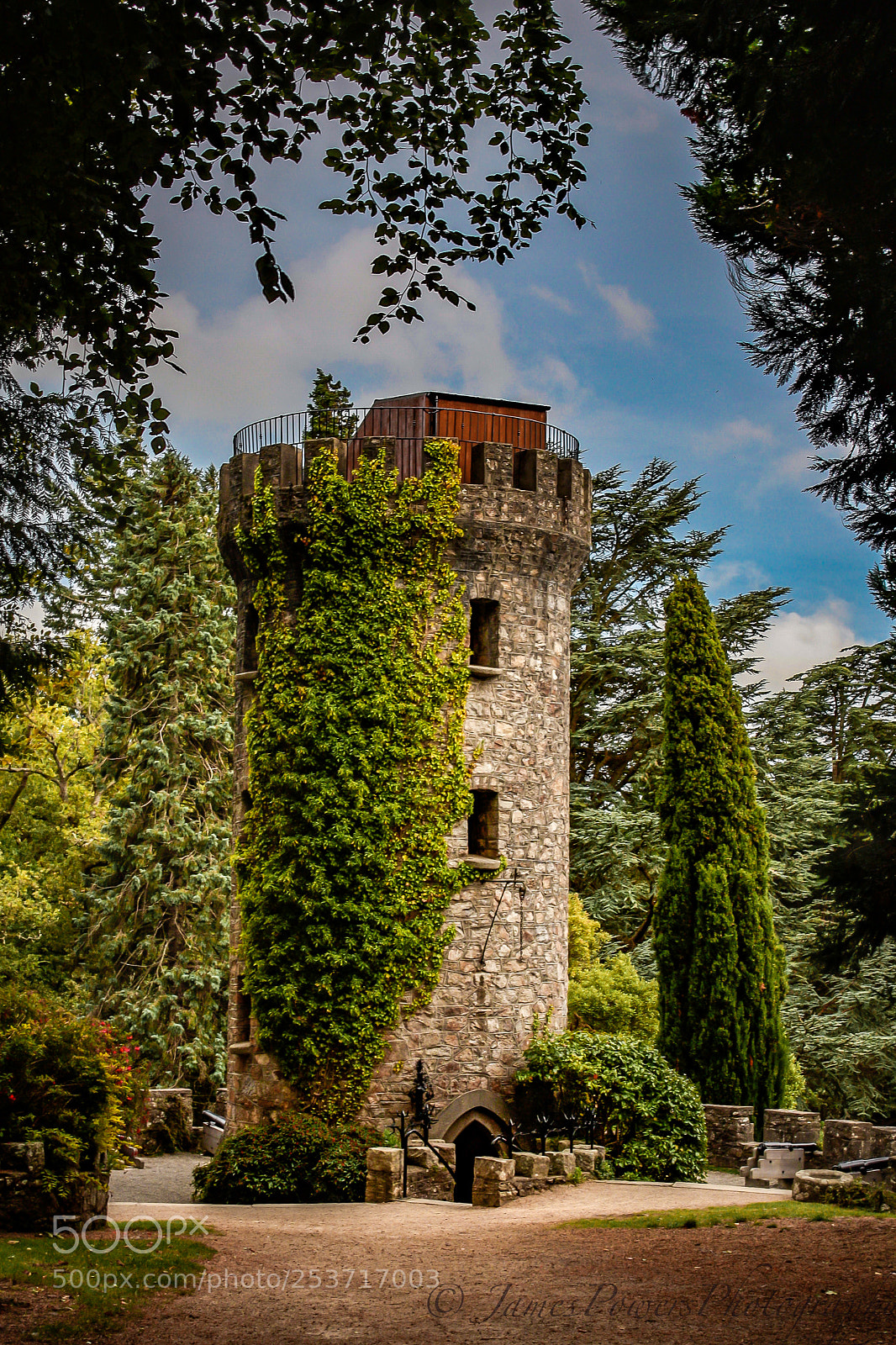 Canon EOS 450D (EOS Rebel XSi / EOS Kiss X2) sample photo. Pepperpot tower, powerscourt, county photography