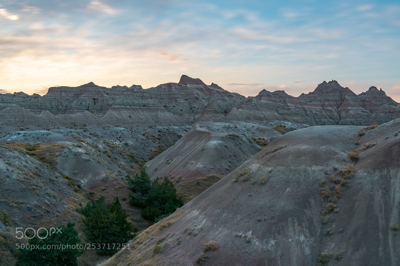 Nikon D810 sample photo. Badlands at sunset photography