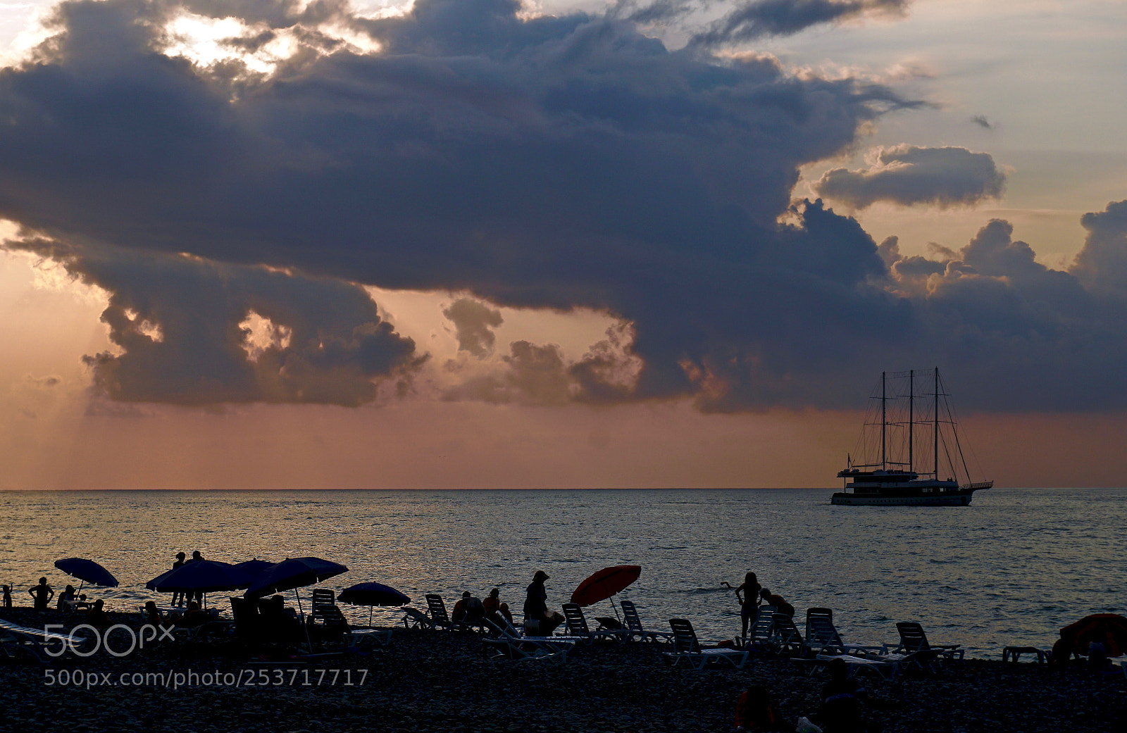 Sony a6300 sample photo. Sunset in batumi , georgia photography