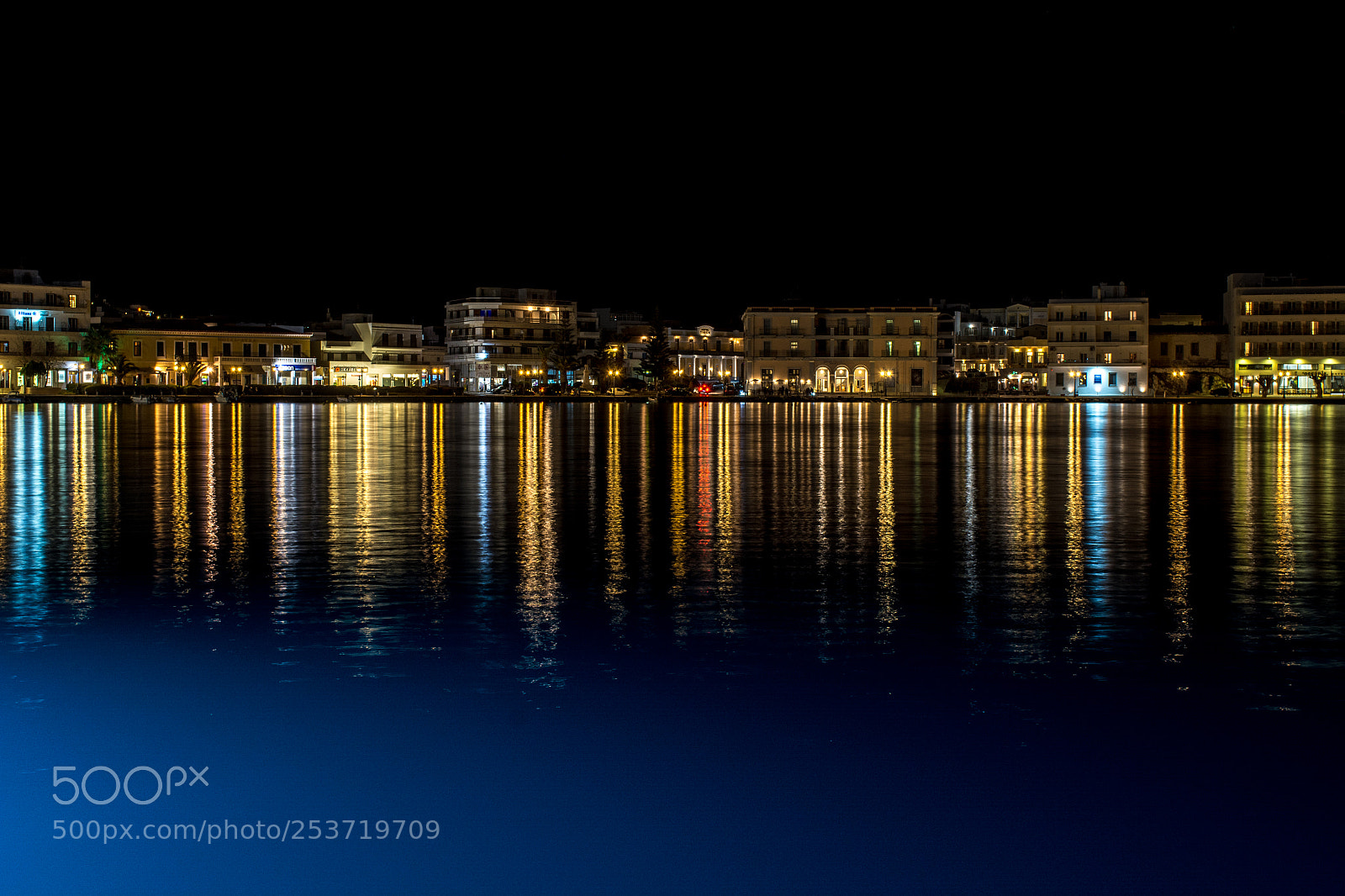 Nikon D5200 sample photo. Tinos at night photography