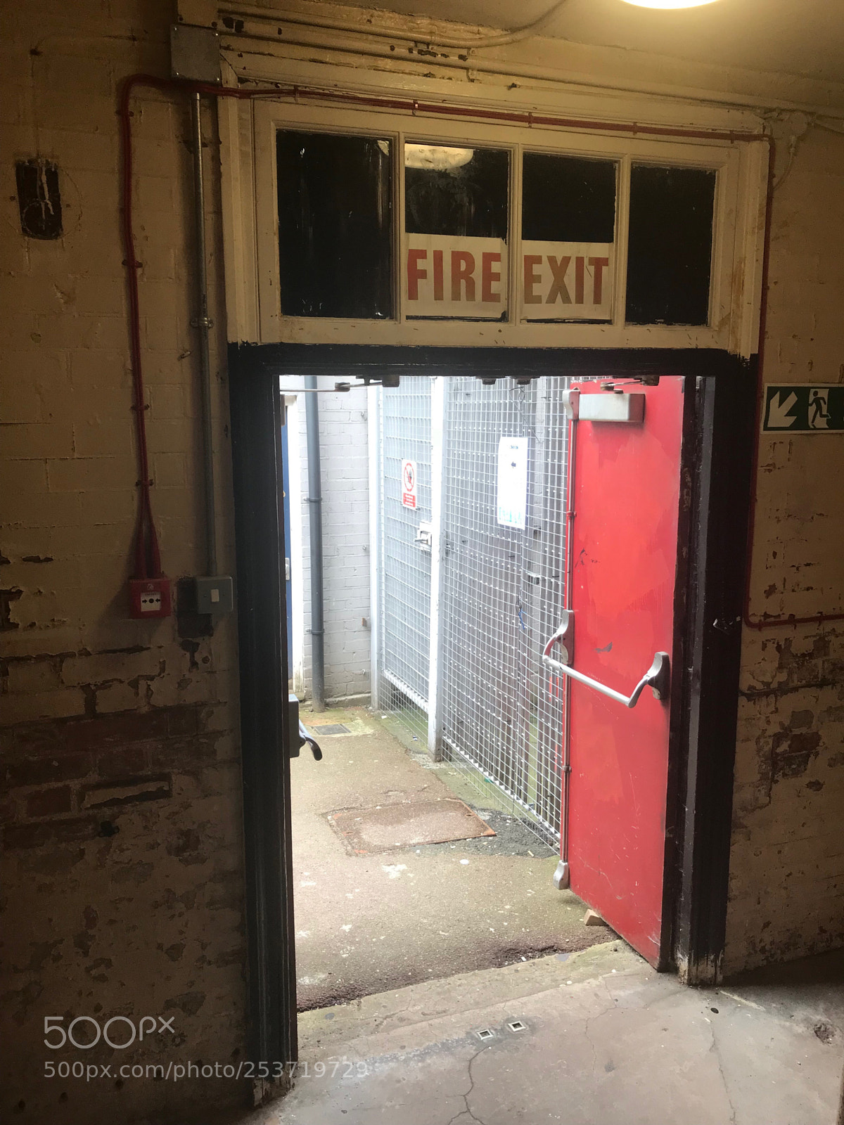 Apple iPhone 7 sample photo. Fire exit photography