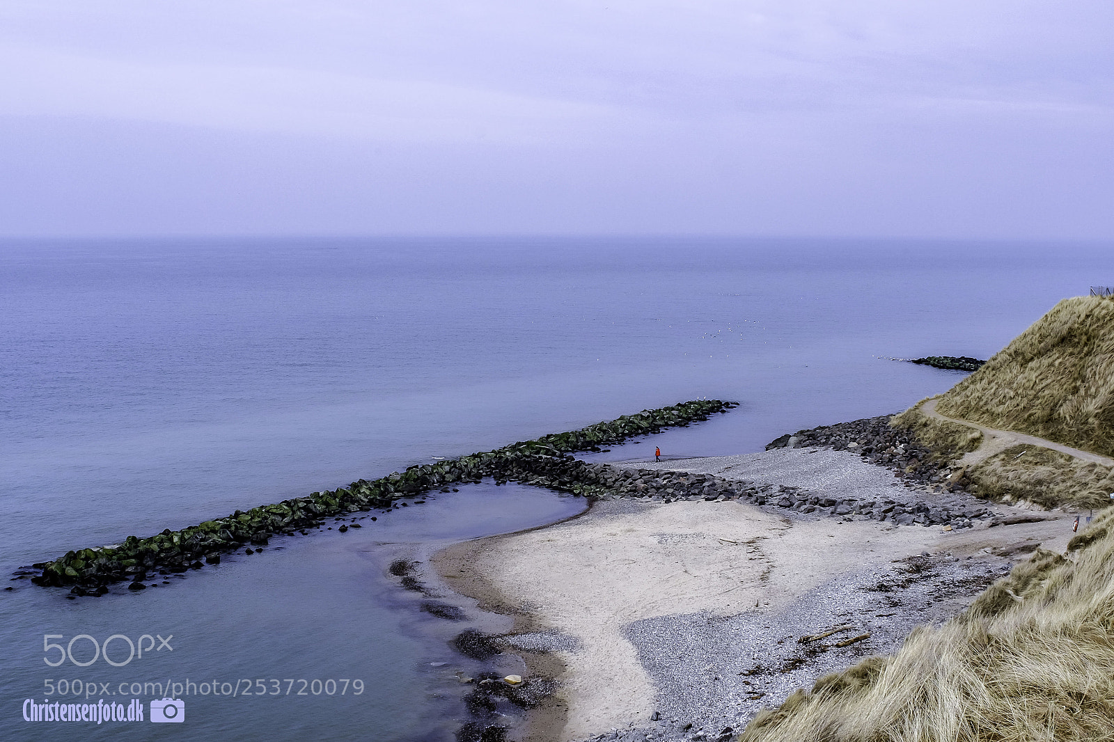 Fujifilm X-T1 sample photo. Lønstrup strand photography