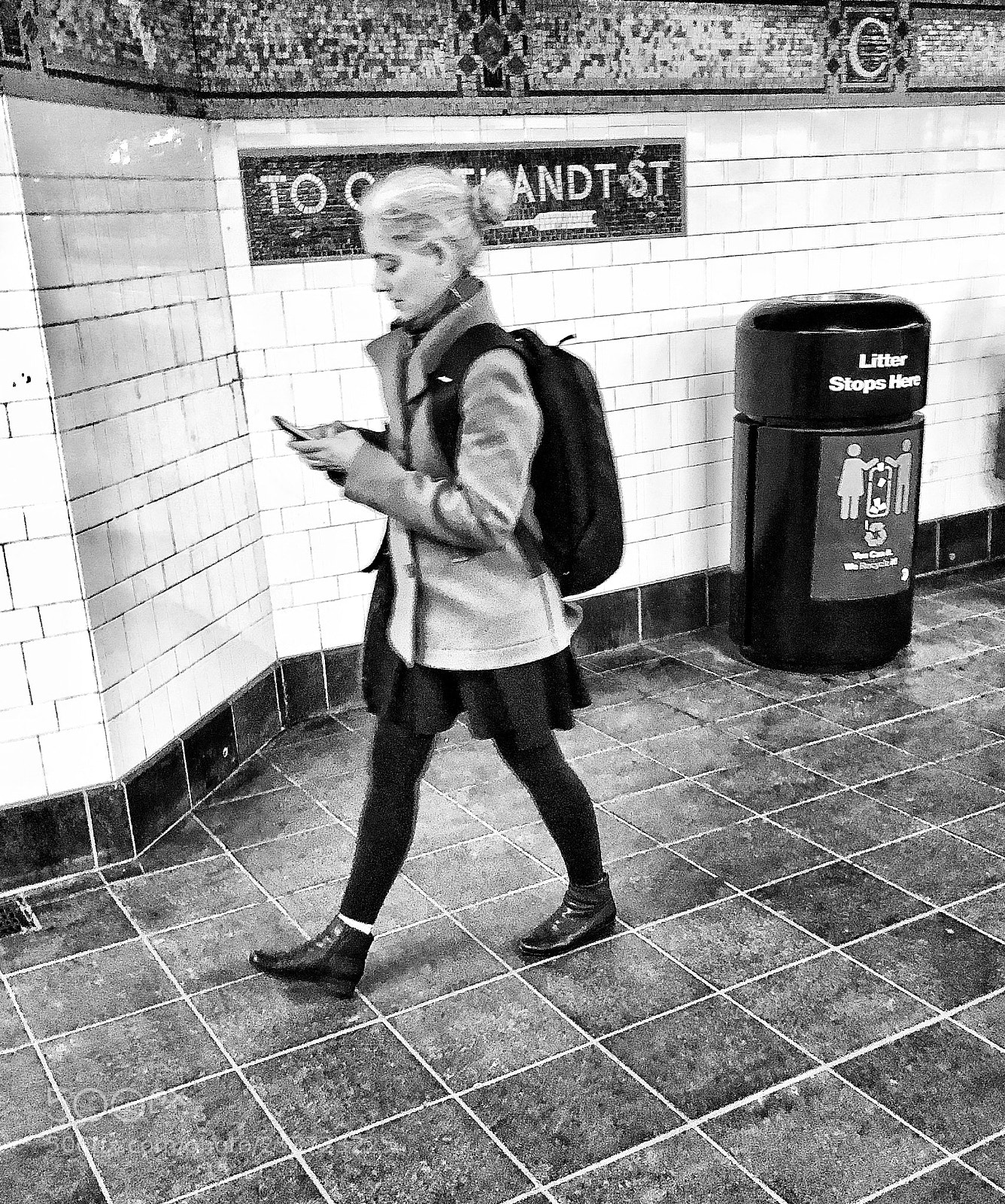 Apple iPhone X sample photo. To cortland street photography