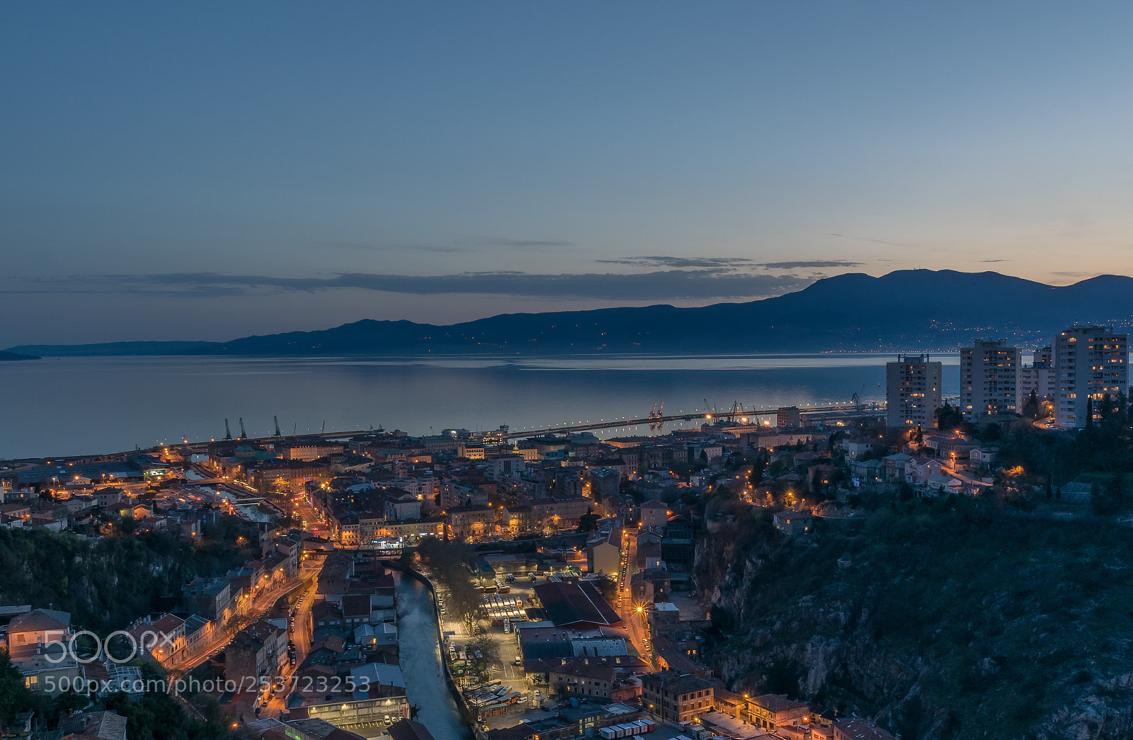Nikon D3400 sample photo. Blue hour photography