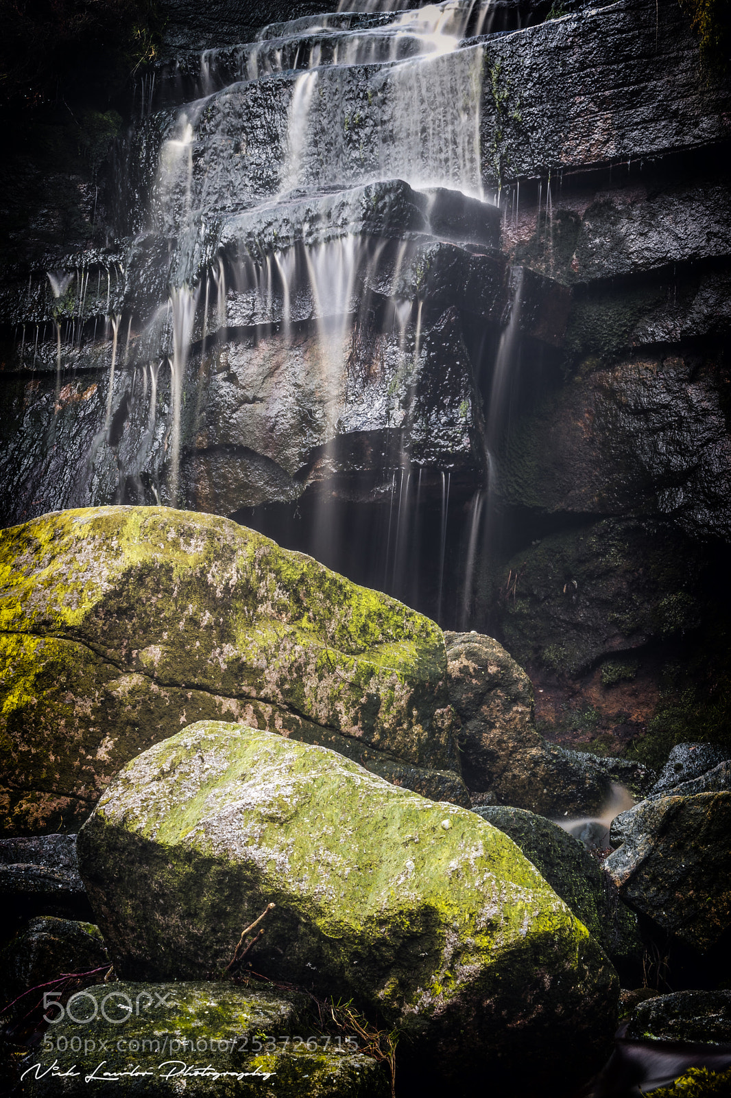 Canon EOS 80D sample photo. Rocky falls photography
