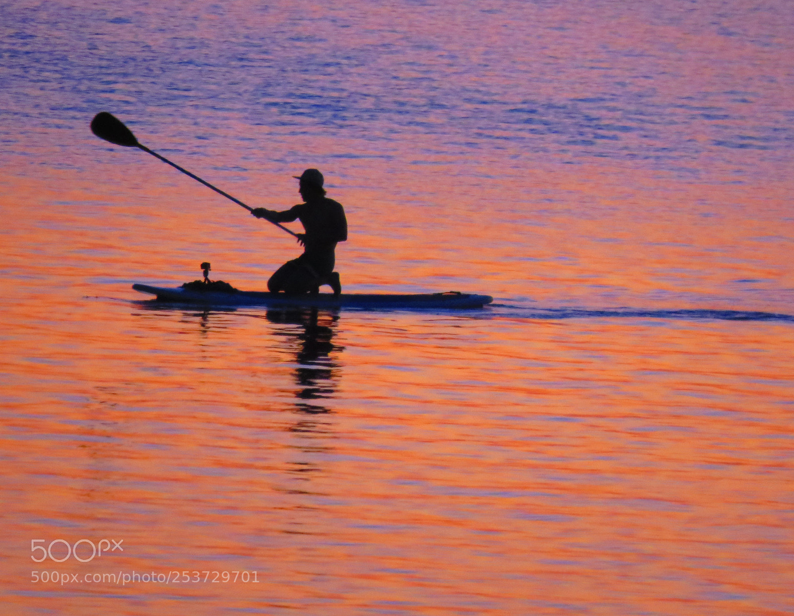 Canon PowerShot SX60 HS sample photo. Sunset paddler photography