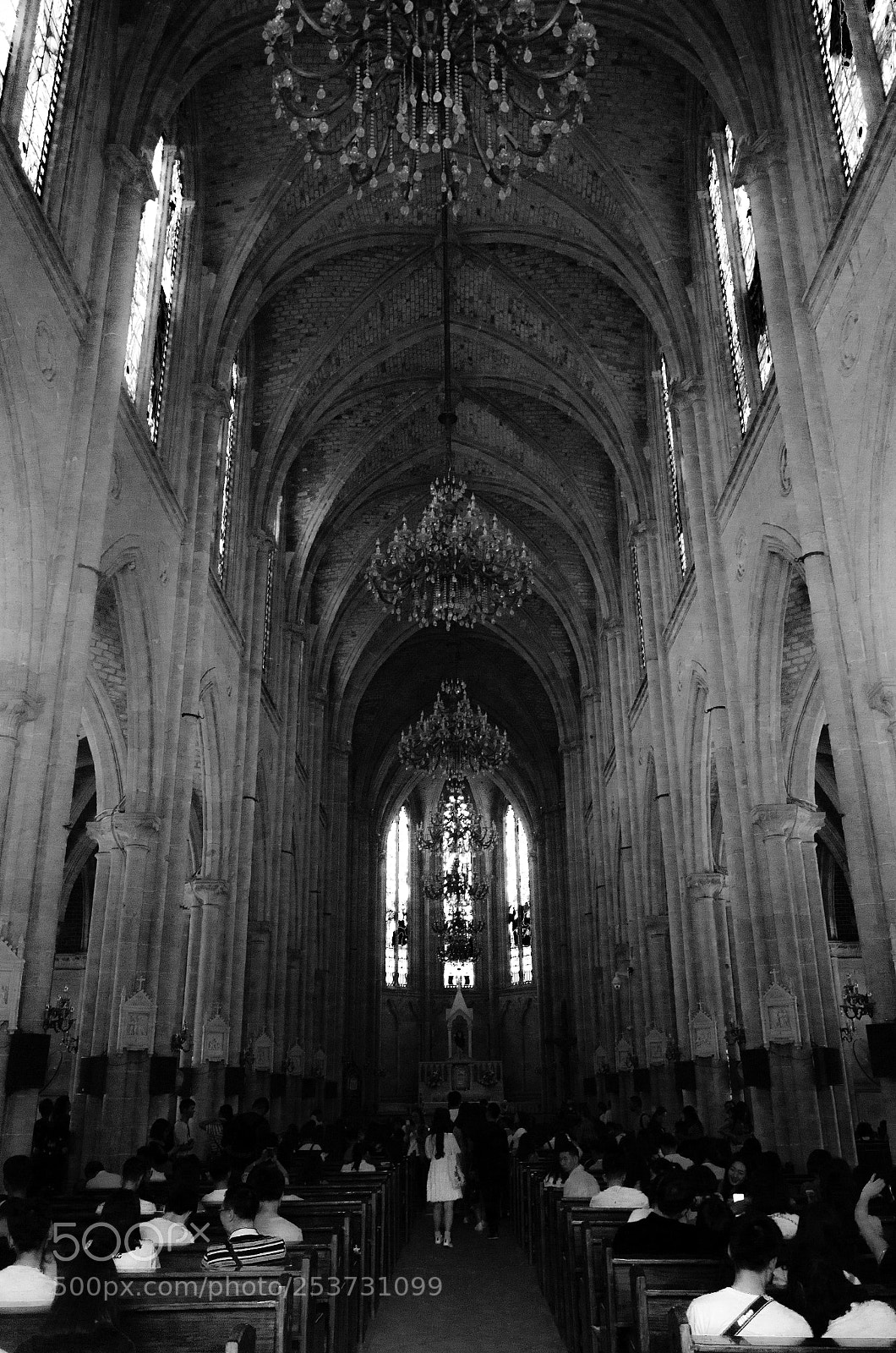 Nikon D7000 sample photo. Shishi sacred heart cathedral photography
