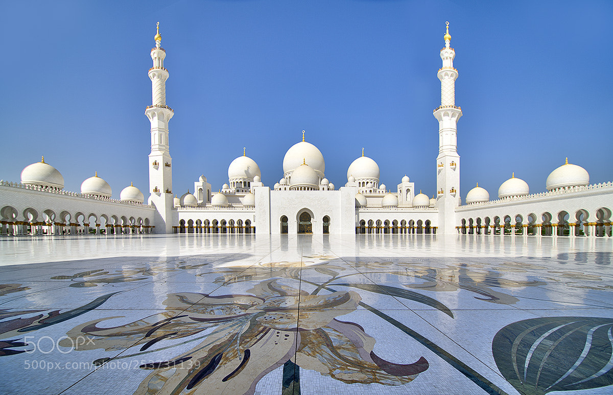 Sony a7R II sample photo. Sheikh zayed grand mosque photography