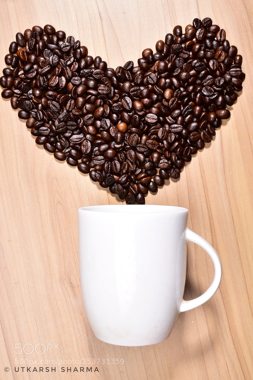 Nikon D5500 sample photo. Coffee beans photography
