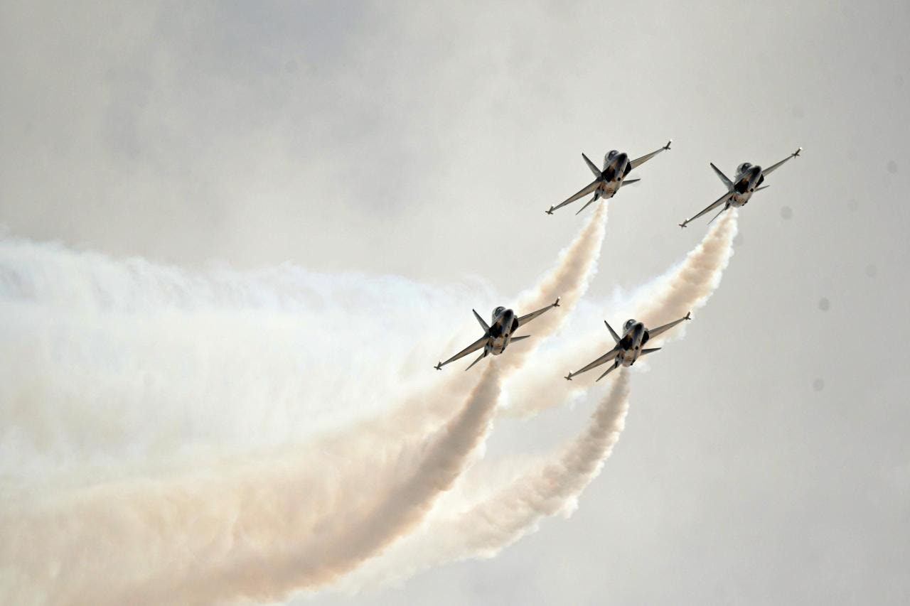 Nikon D500 sample photo. Air  show /  korea air force photography