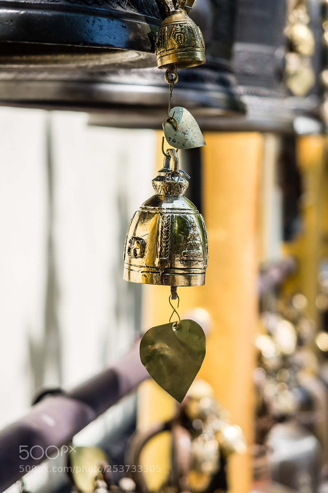 Olympus OM-D E-M5 sample photo. Bells in thailand photography