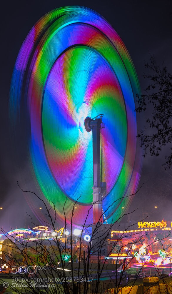 Nikon D5300 sample photo. Ferris wheel in action photography