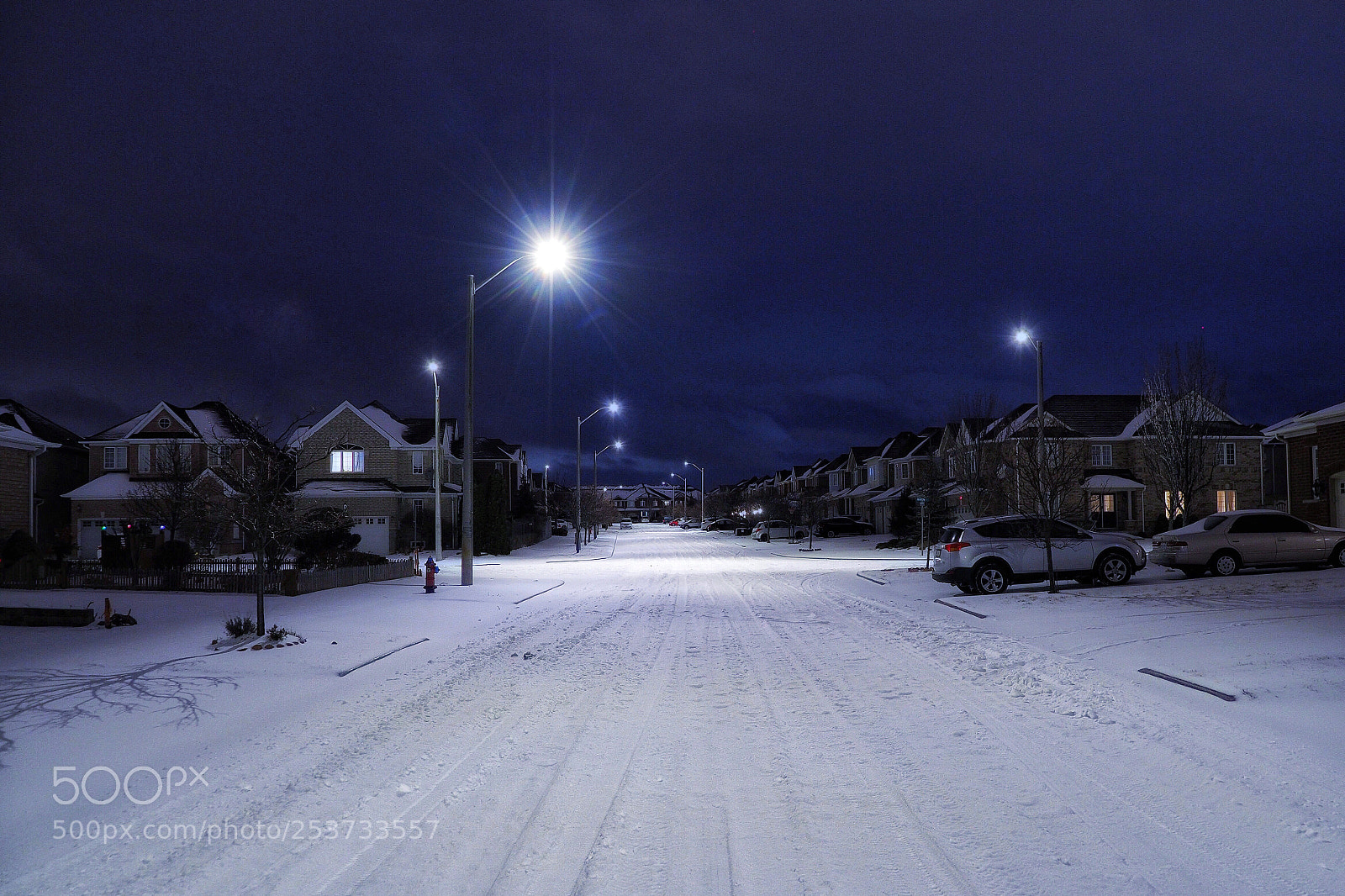 Olympus OM-D E-M1 Mark II sample photo. White & blue night  photography