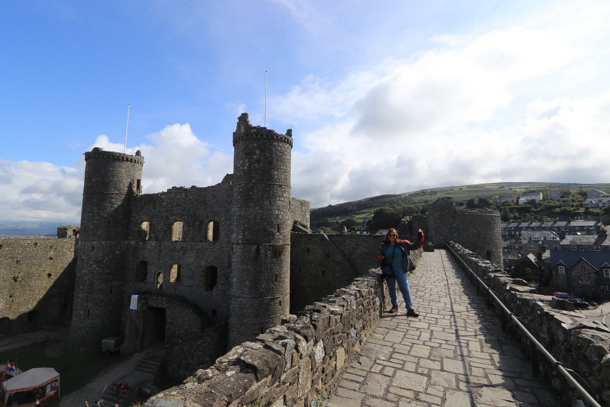Canon EF-S 10-22mm F3.5-4.5 USM sample photo. Castillo de harlech (gales) reino unido photography