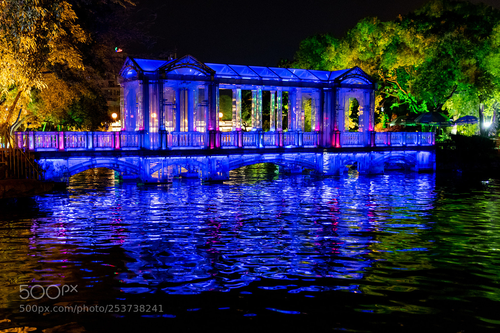 Nikon D850 sample photo. The crystal glass bridge photography