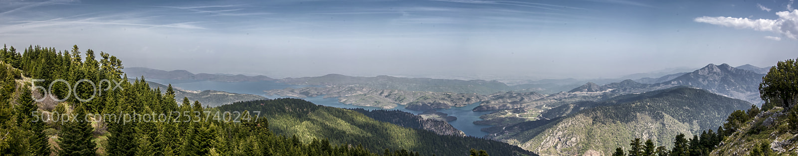 Nikon D5200 sample photo. Lake plastira panorama photography