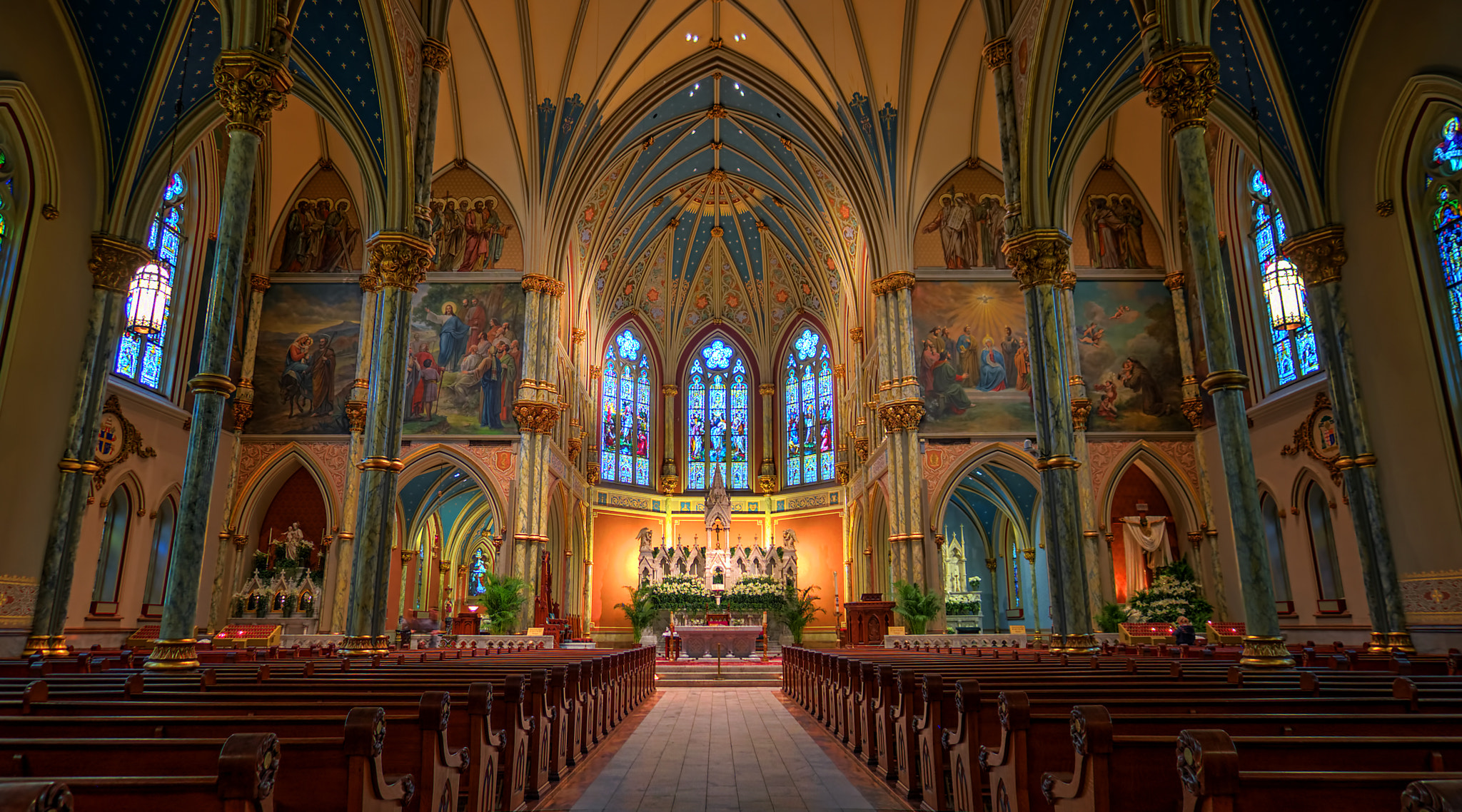 Panasonic Lumix DMC-LX5 sample photo. Church interior final tif photography