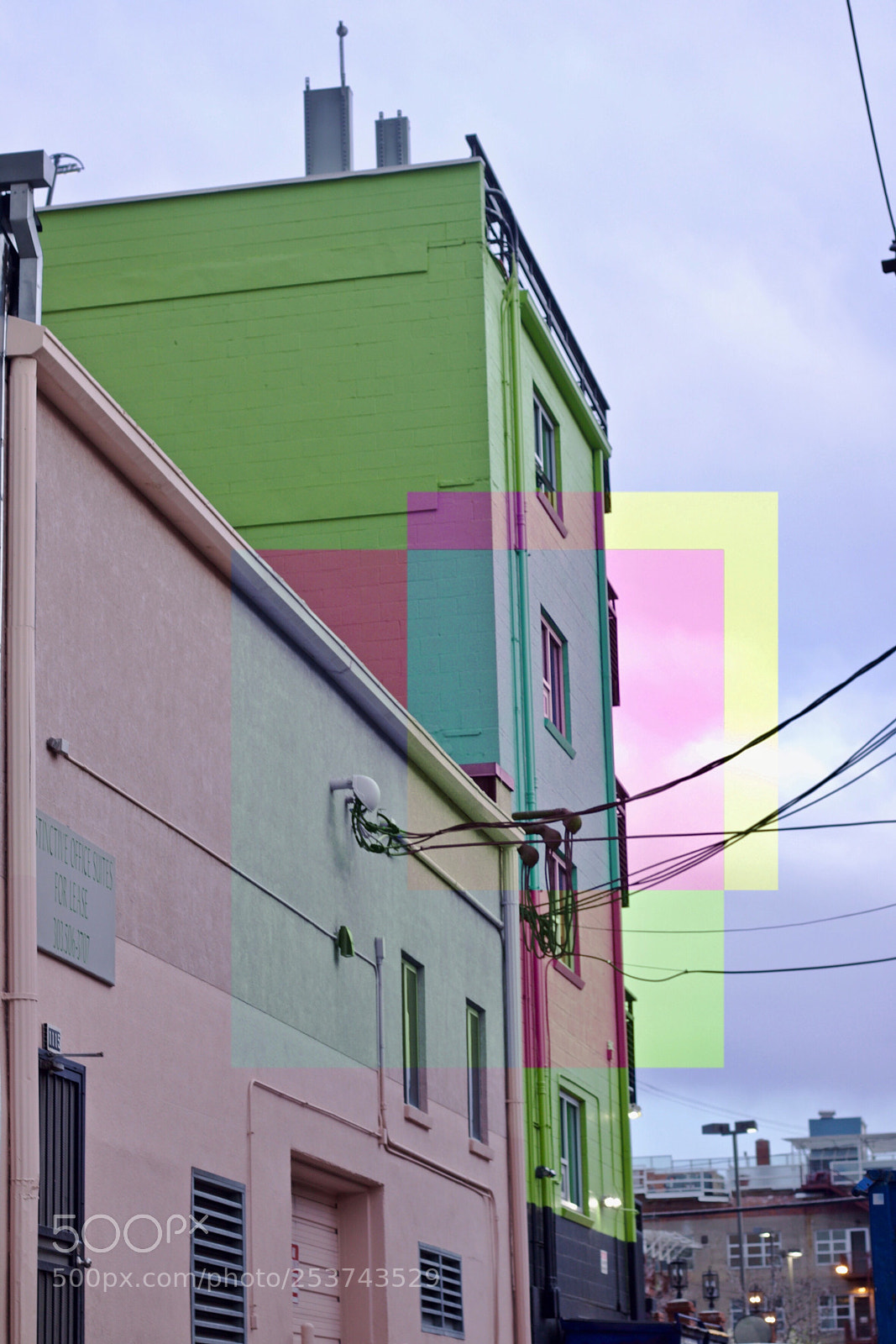 Canon EOS 760D (EOS Rebel T6s / EOS 8000D) sample photo. Pastel buildings photography