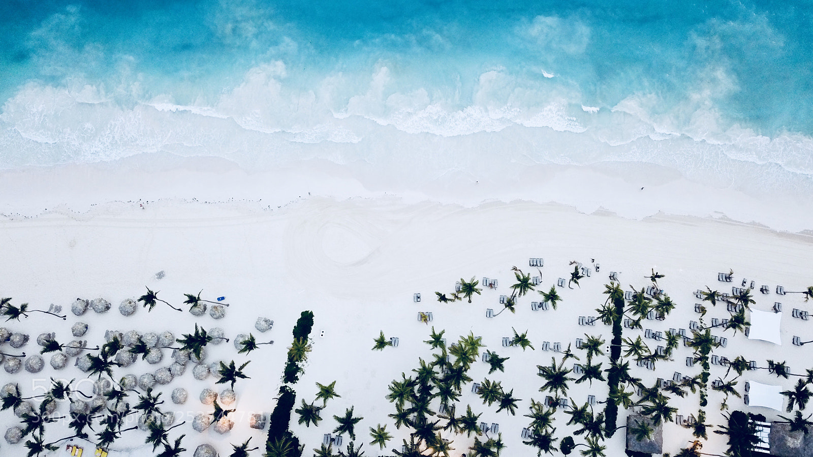 DJI FC220 sample photo. White sand beach photography