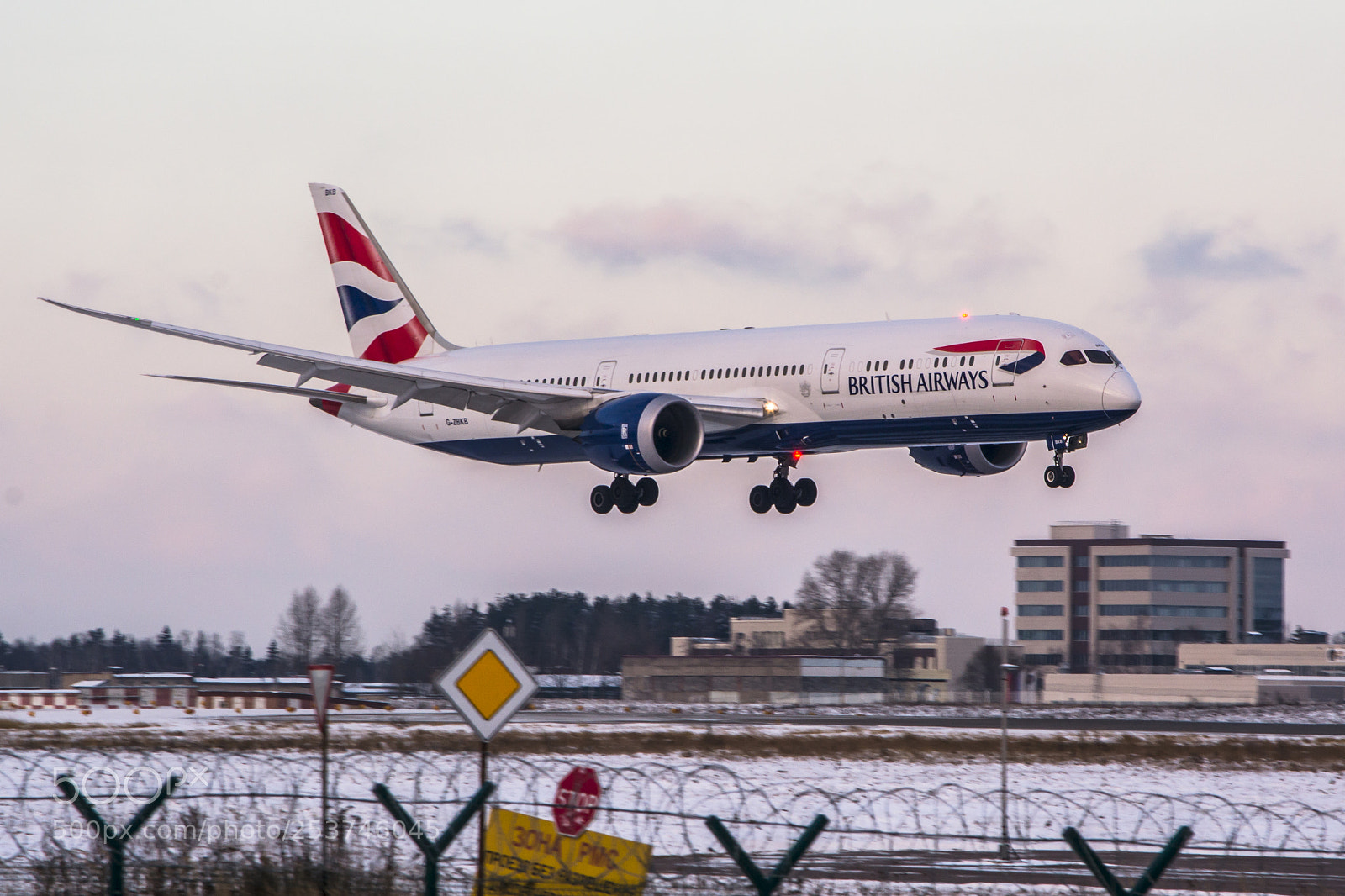 Nikon D5200 sample photo. Boeing 787 photography