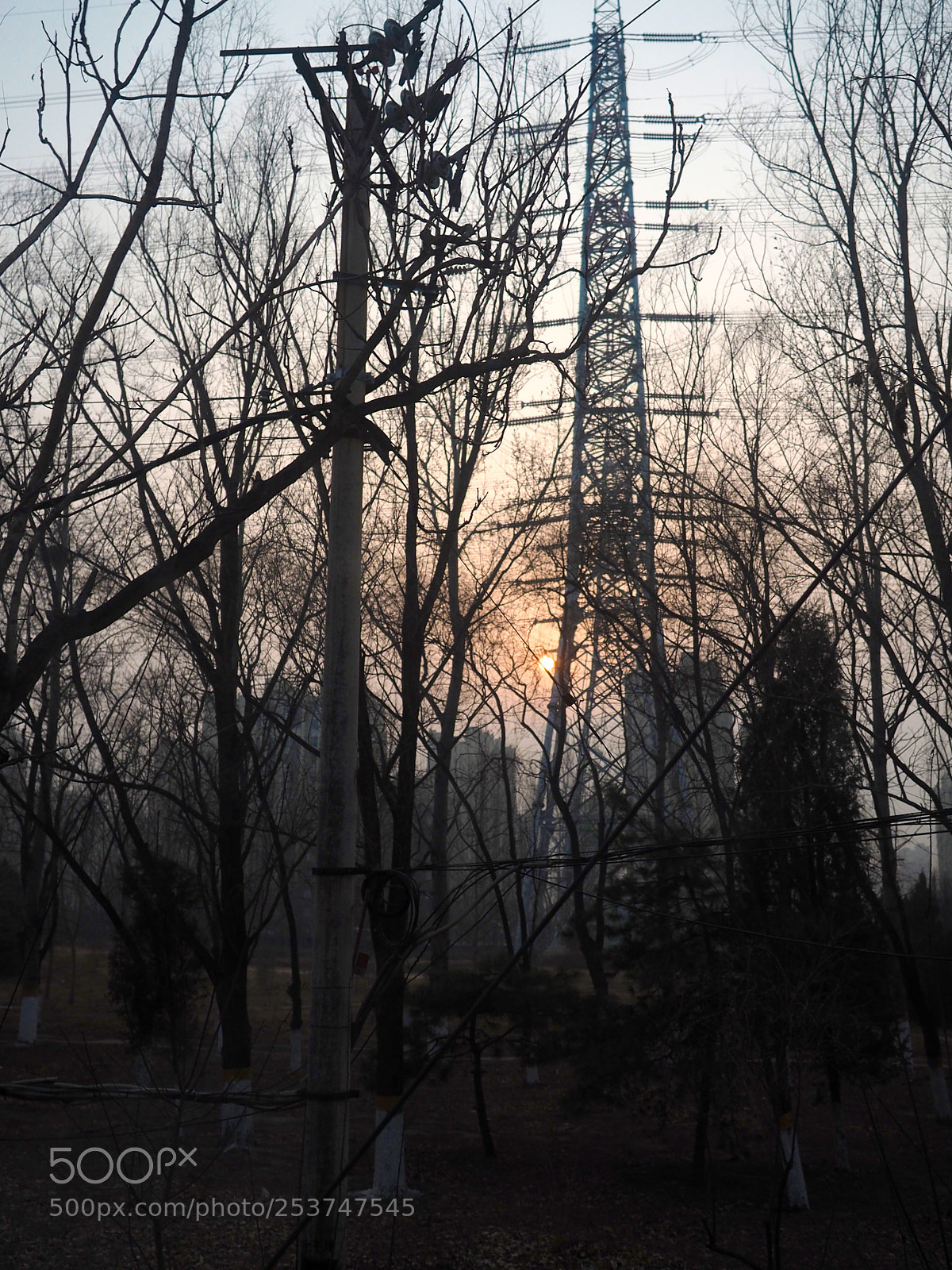 Olympus OM-D E-M5 II sample photo. Sunset north of beijing. photography
