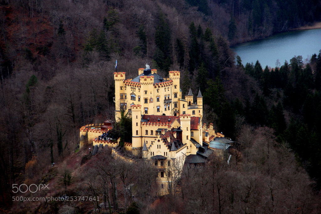 Canon EF-S 18-135mm F3.5-5.6 IS sample photo. Hohenschwangau castle photography