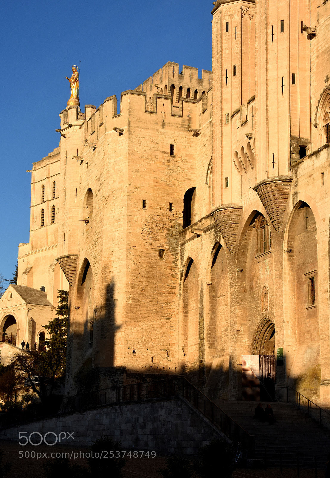 Nikon D7200 sample photo. Avignon popes palace photography
