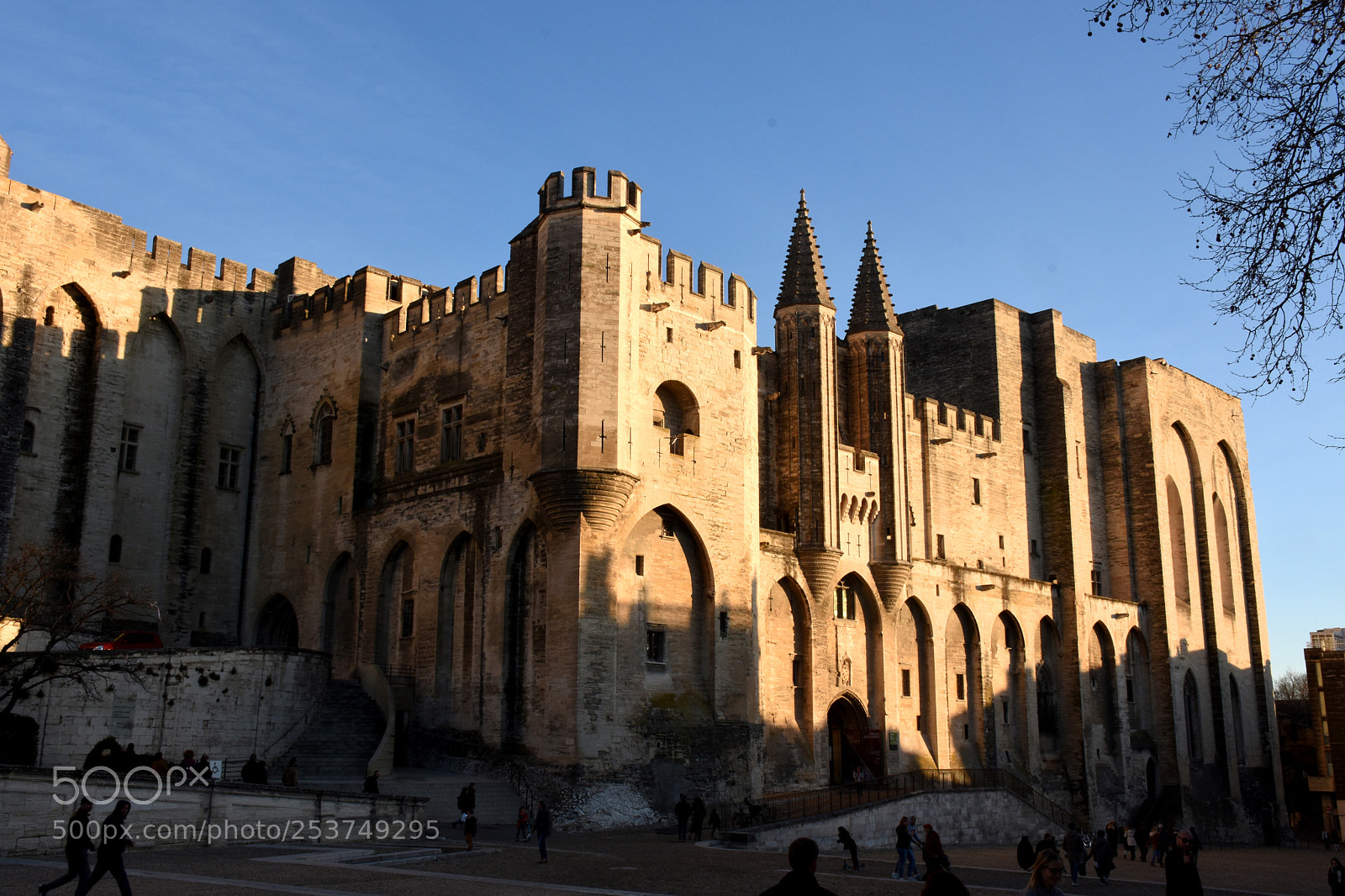 Nikon D7200 sample photo. Avignon popes palace photography