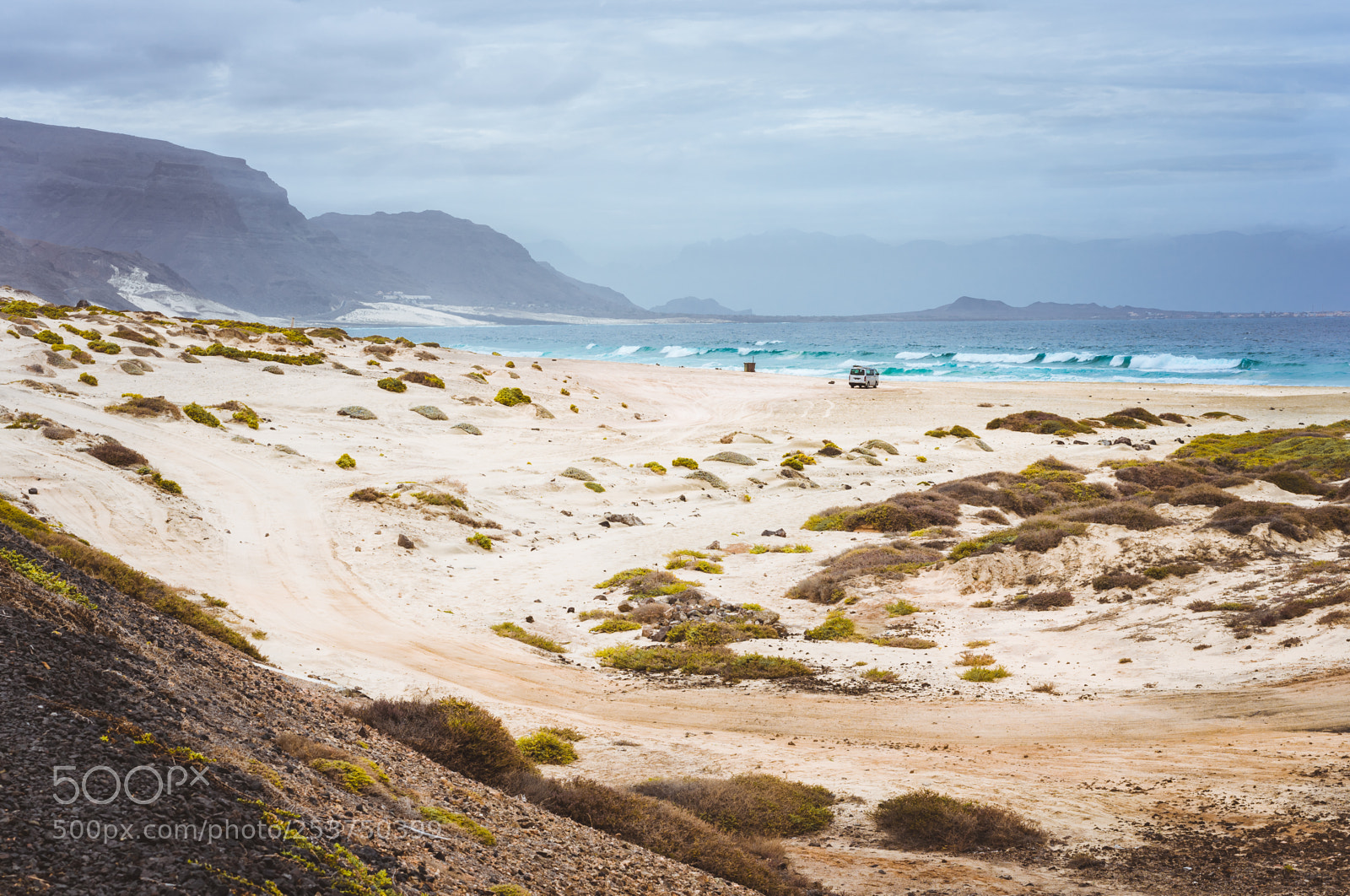 Sony a7 II sample photo. Deserted beach of praia photography