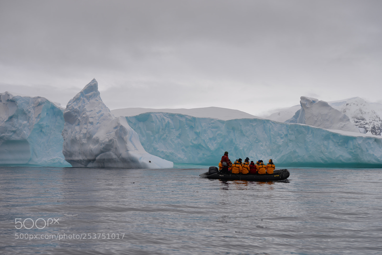 Nikon D610 sample photo. Zodiac cruising in antarctica photography