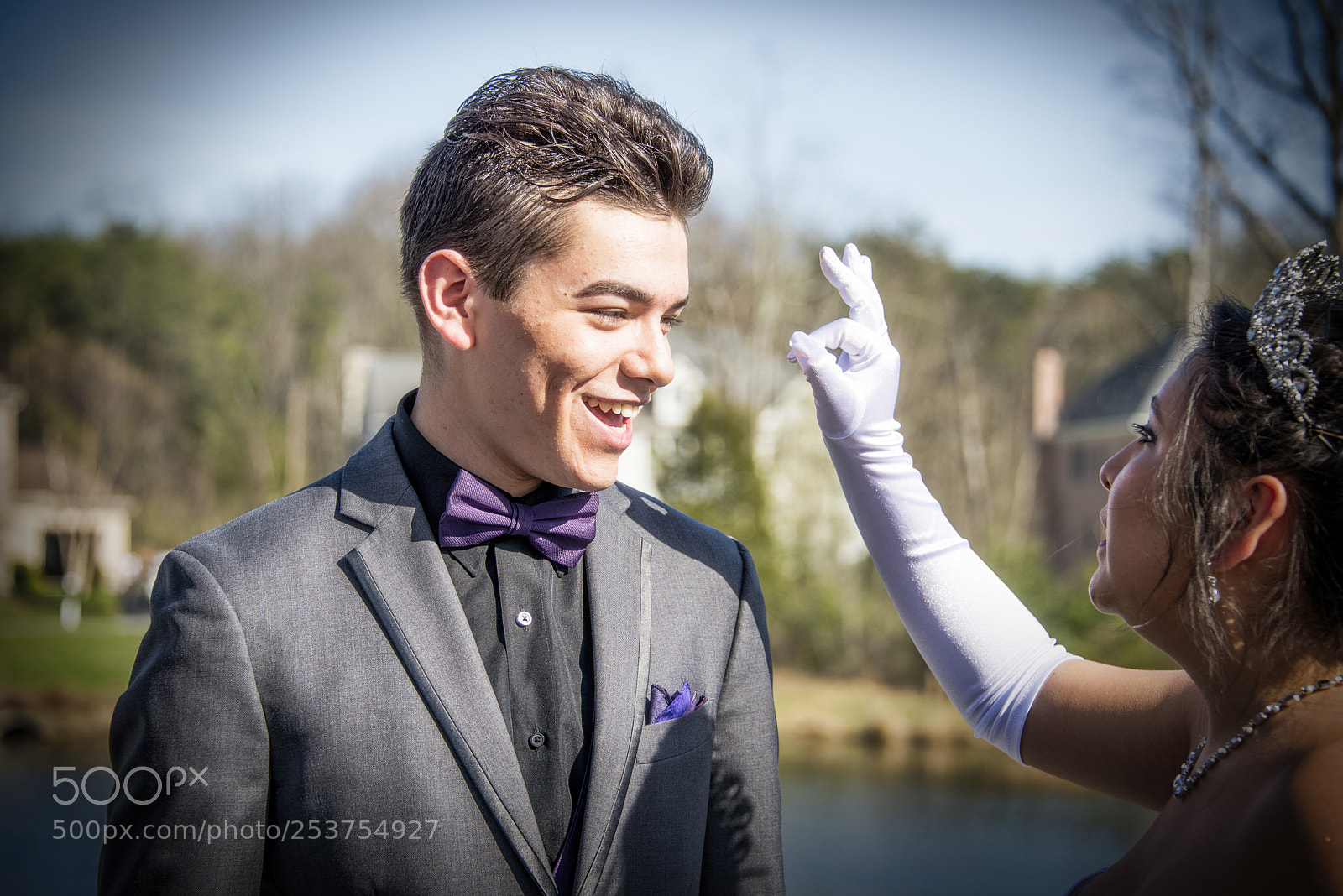 Nikon D810 sample photo. Senior prom photography