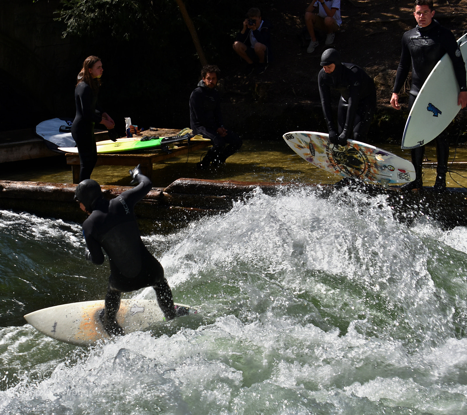 Nikon D3400 sample photo. Eisbach surfer photography