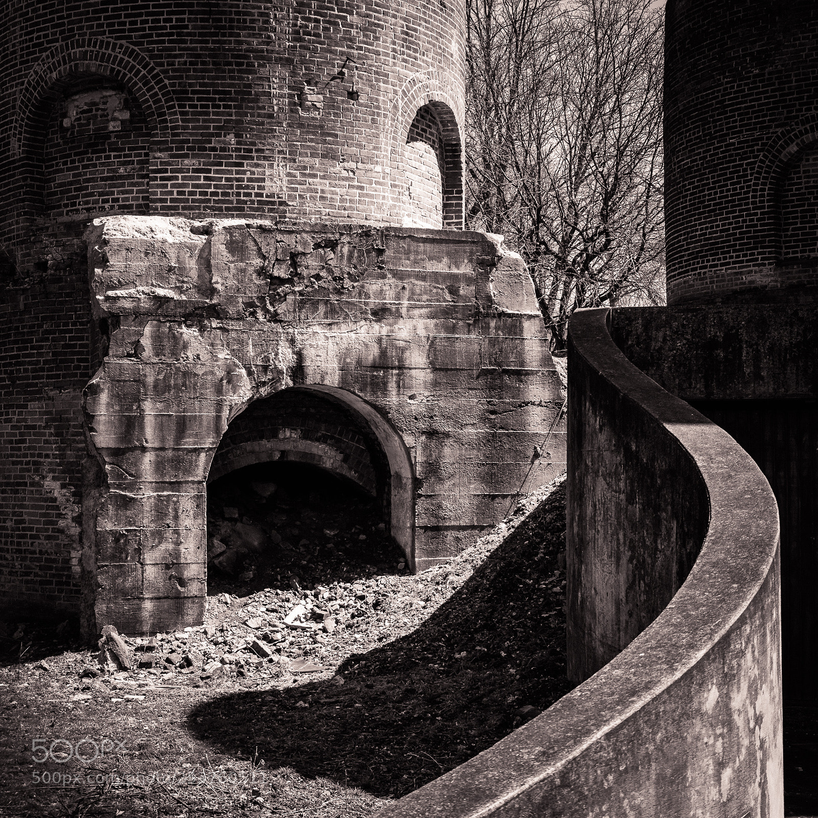 Fujifilm X-T2 sample photo. Coplay cement company kilns photography