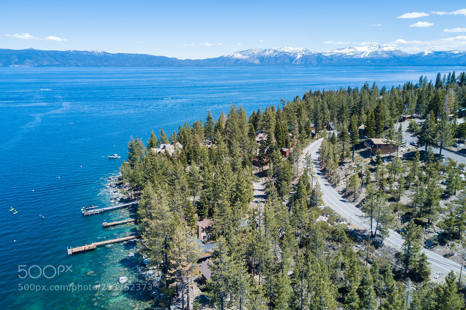 DJI FC220 sample photo. Lake tahoe aerial view photography