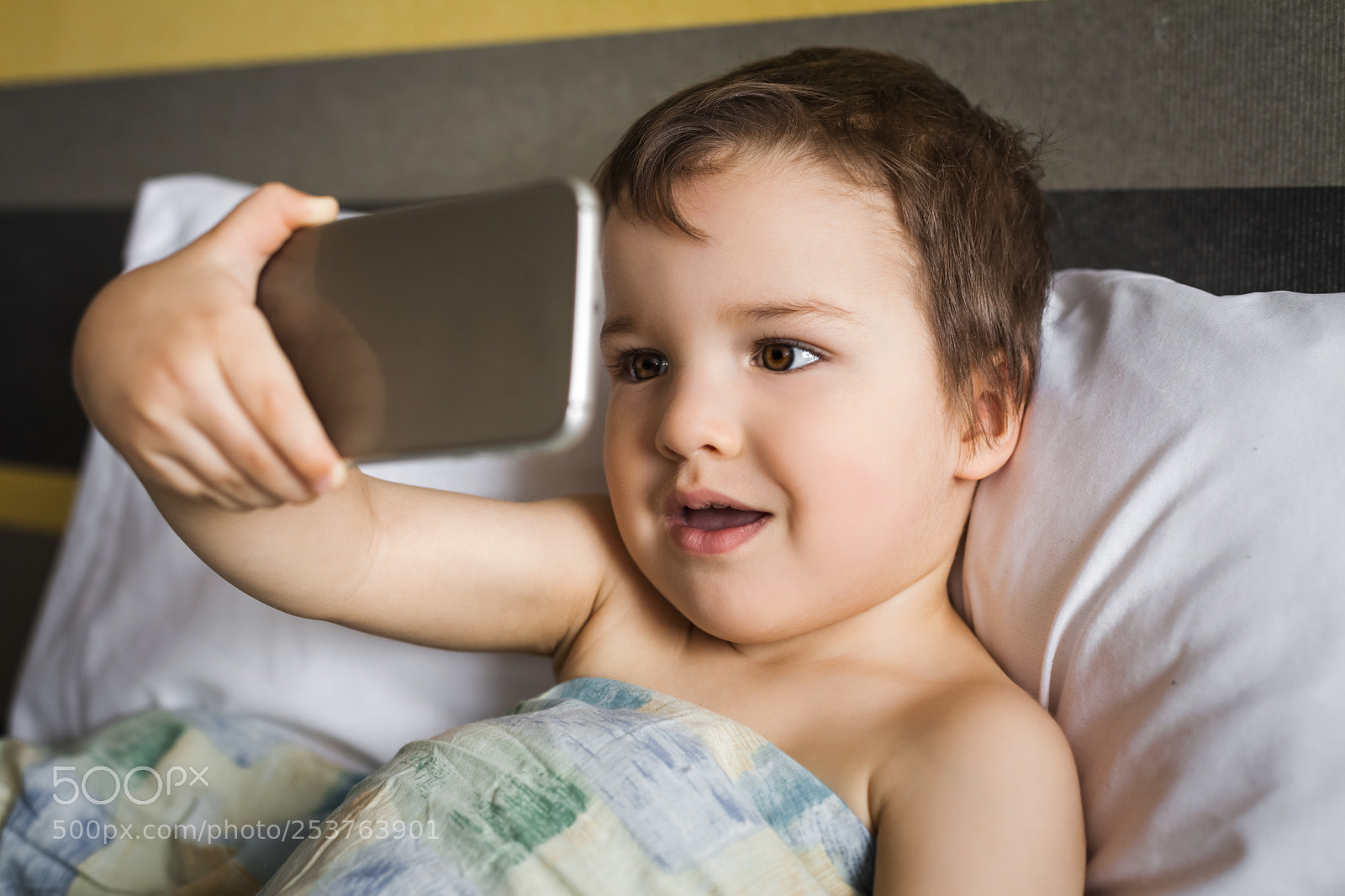 Canon EOS 5D Mark II sample photo. Smart cute boy taking photography