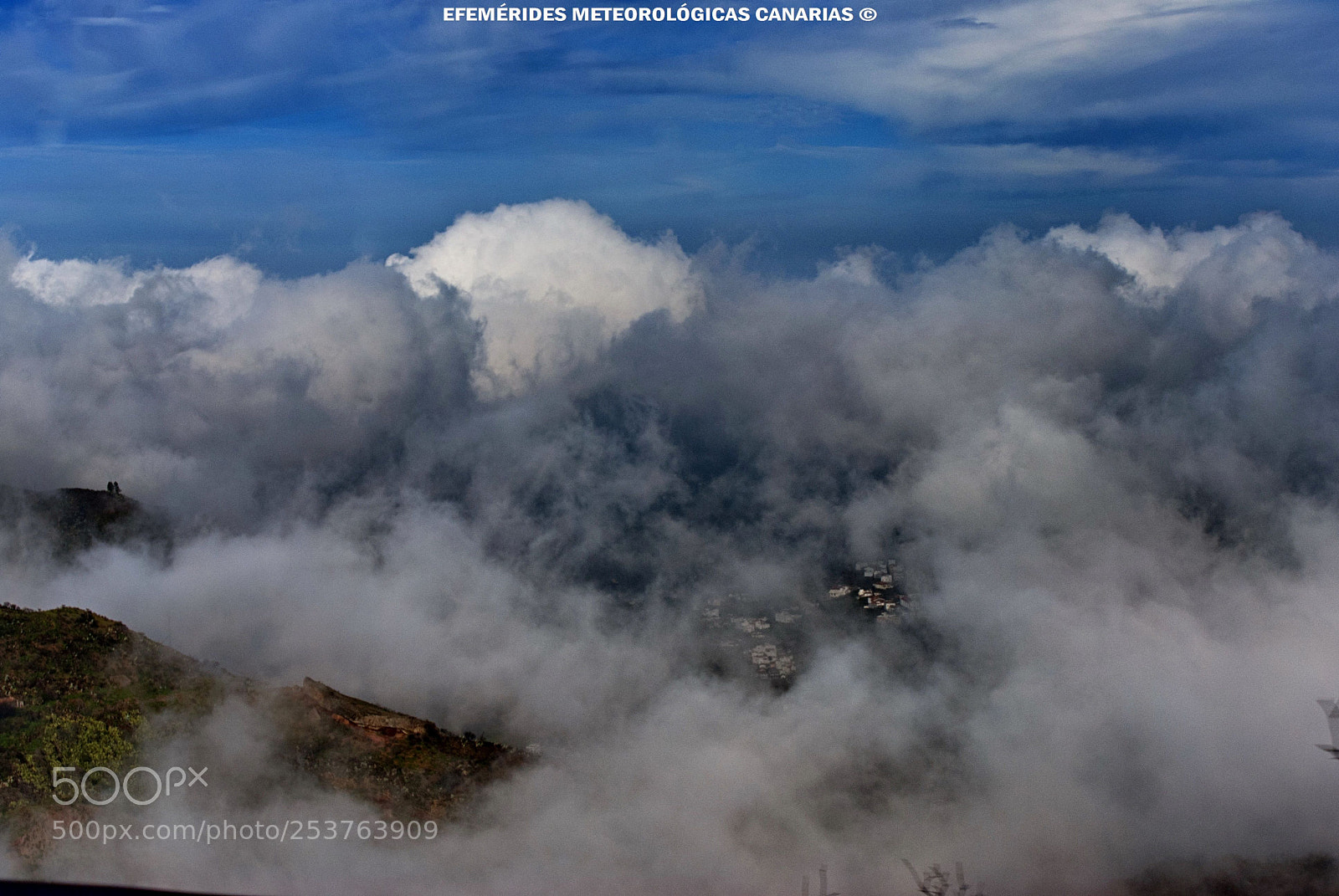 Nikon D60 sample photo. Mar de nubes photography