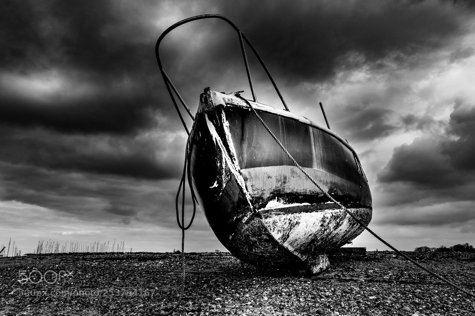 Nikon D5500 sample photo. Mersea boat photography
